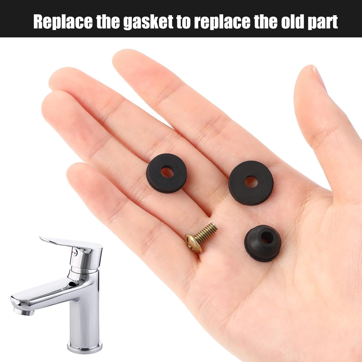 High-Quality 58-Piece Faucet Washer Set – Easy Identification & Compatibility