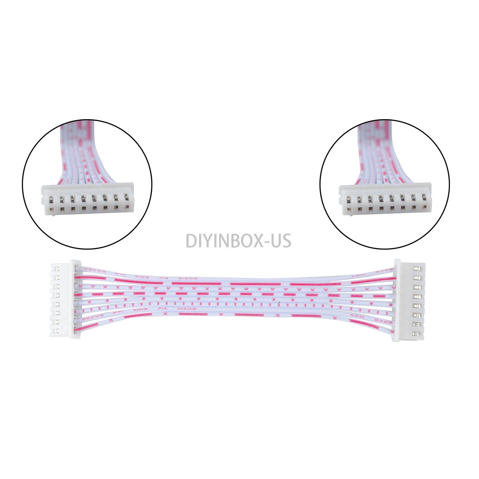 JST-XH2.54mm Pitch Connector Cable 2/3/4/5/6/7/8/9/10/11/12 Pin Female to Female
