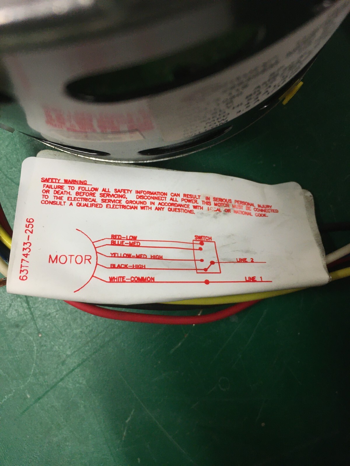 Century 559 Single Phase General Purpose Blower Motor