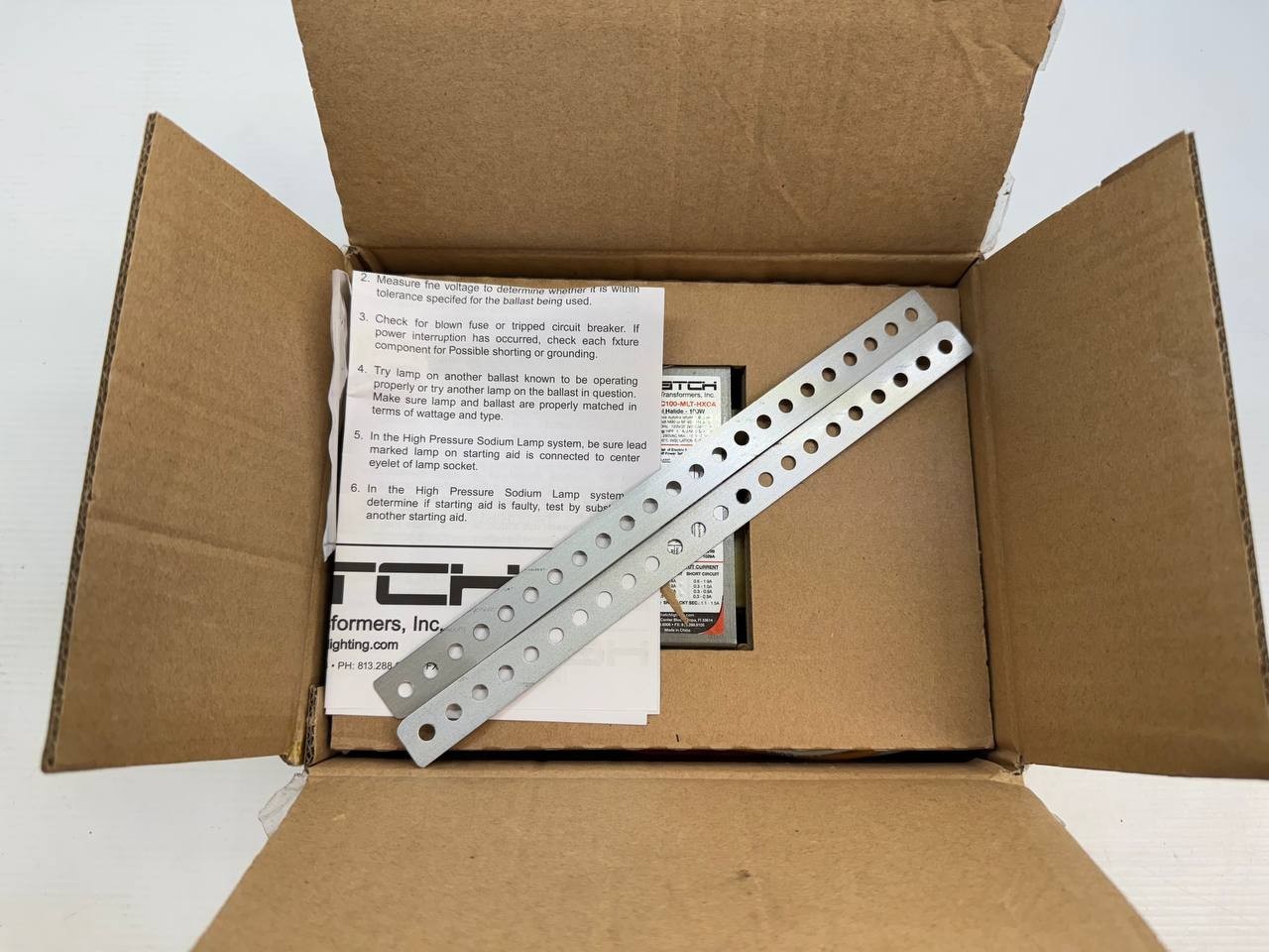 NEW IN BOX Hatch GC100-MLT-HXCA-K 100W METAL HALIDE BALLAST 120-277V Pulse Start