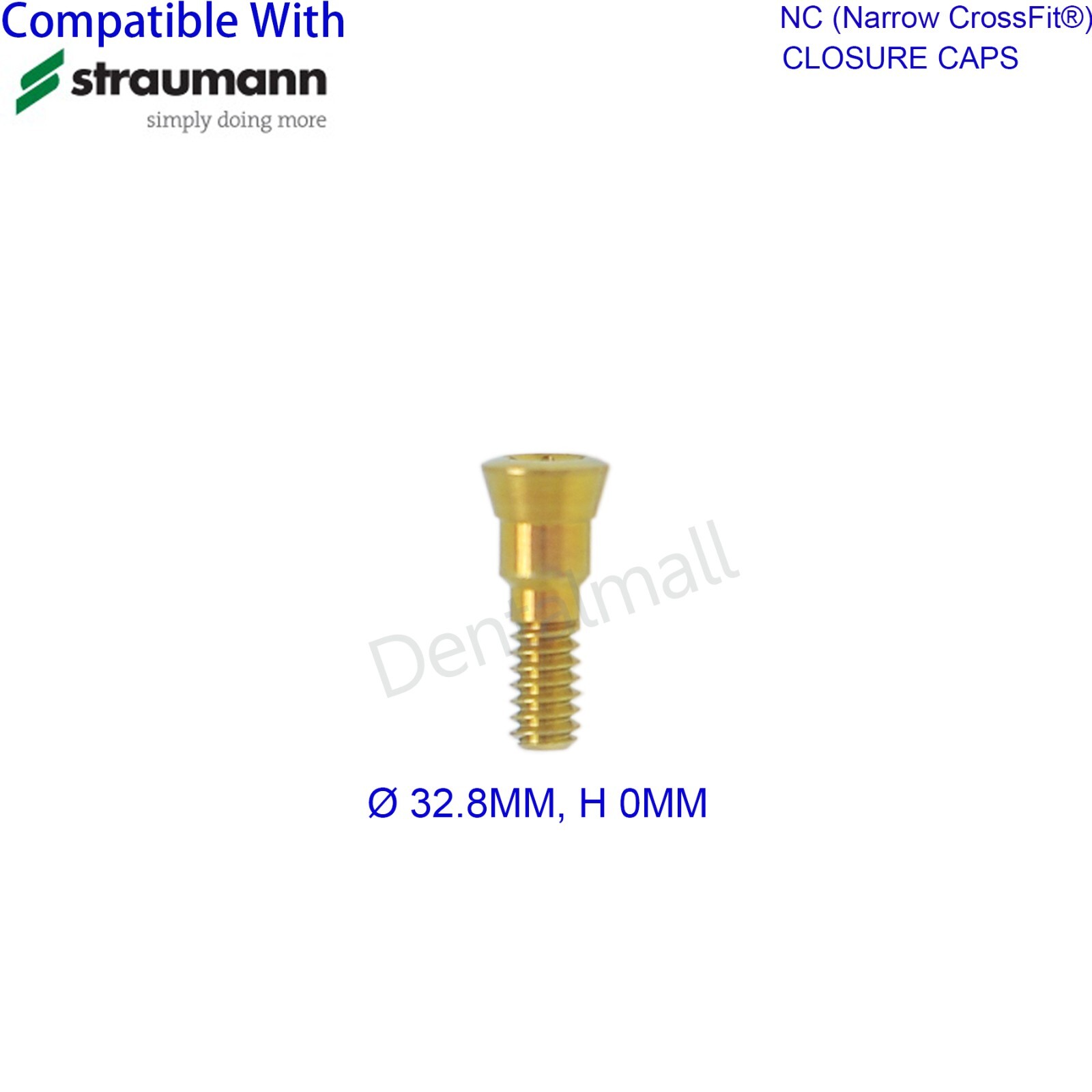 Dental Healing Abutment Healing Closure Mini Regular Fit Straumann ITI