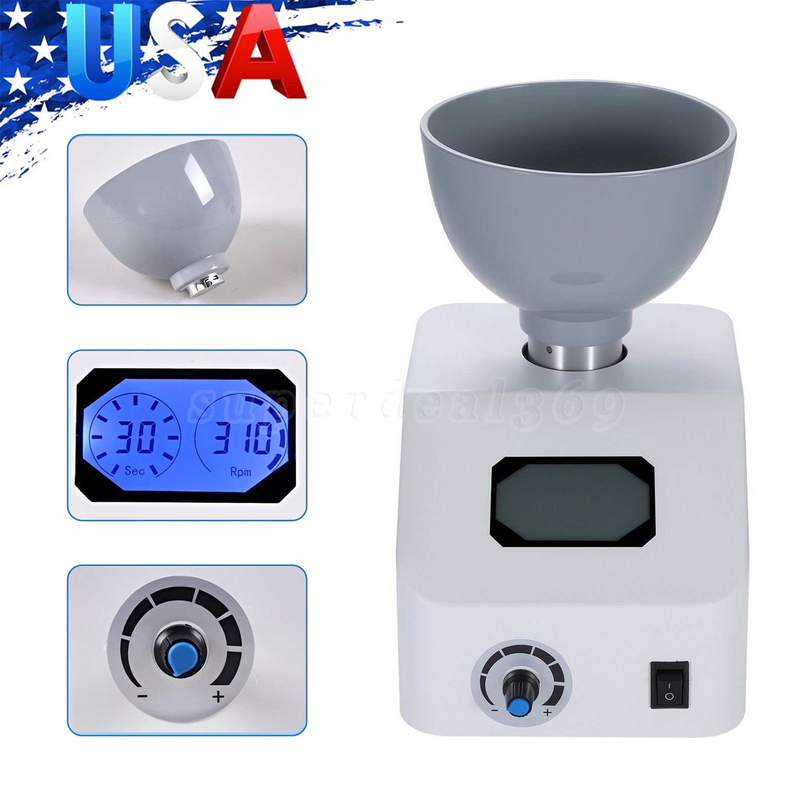 ALGINATE DENTAL MIXER LAB IMPRESSION MATERIAL 110V or 220V ne
