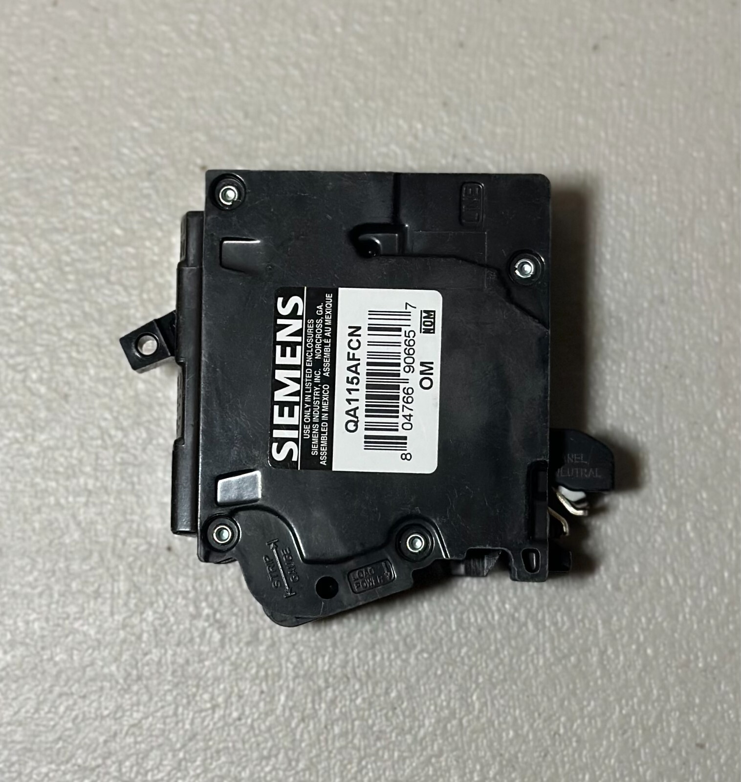 10 PCS SIEMENS QA115AFCN 15A AFCI PLUG ON NEUTRAL (NO PIGTAIL WIRE) NEW