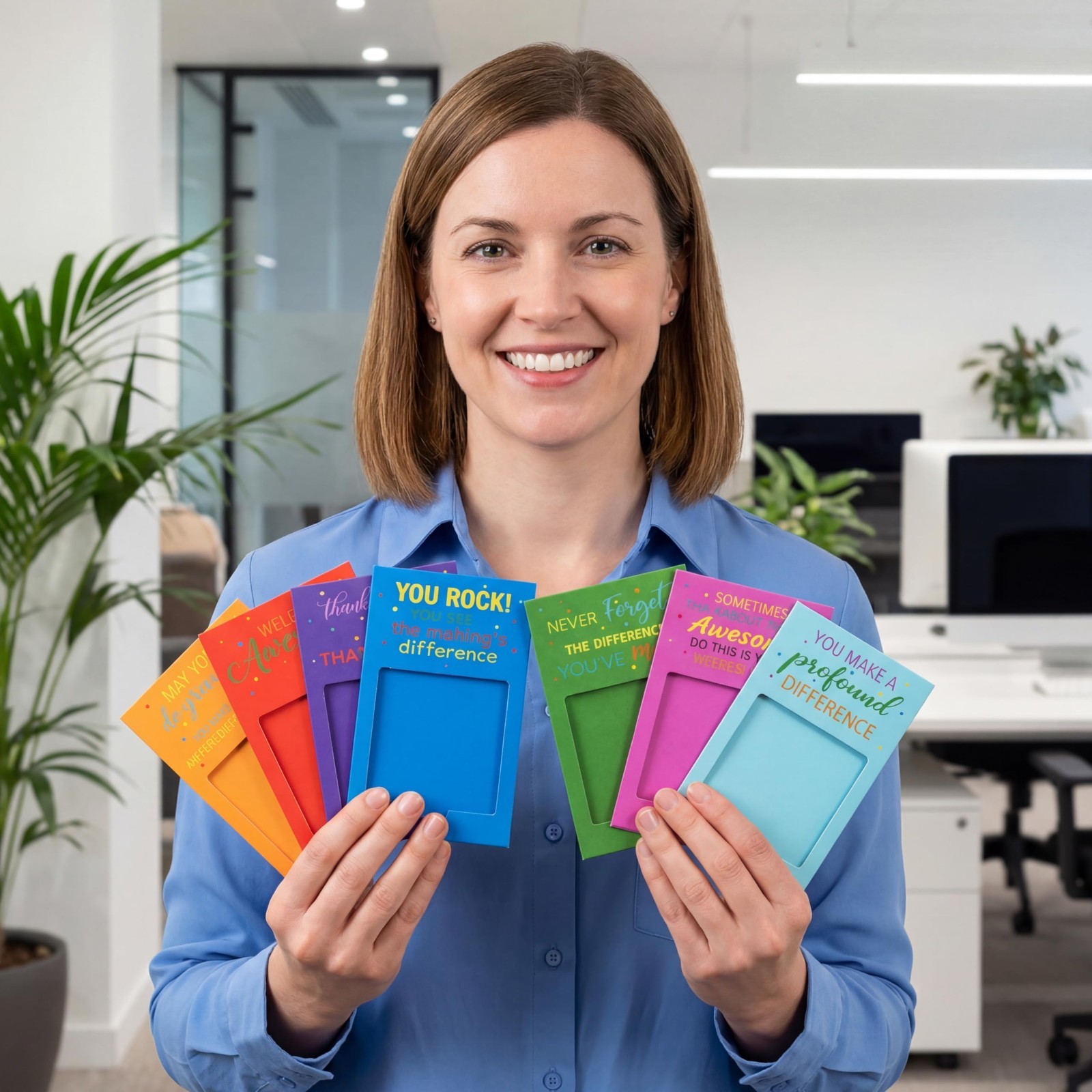 72 Pcs Teacher Appreciation Gifts – Inspirational Sticky Notes & Holder Set for