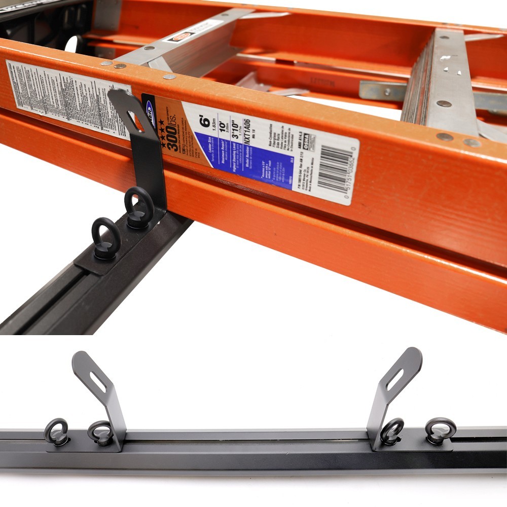 T-Slot Crossbar Accessory with Secure Built-In Tie Down Handles Load Adjustable