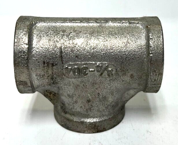 TEE 3/4″ STAINLESS STEEL MADE IN THE PHILIPPINES LOT OF 3