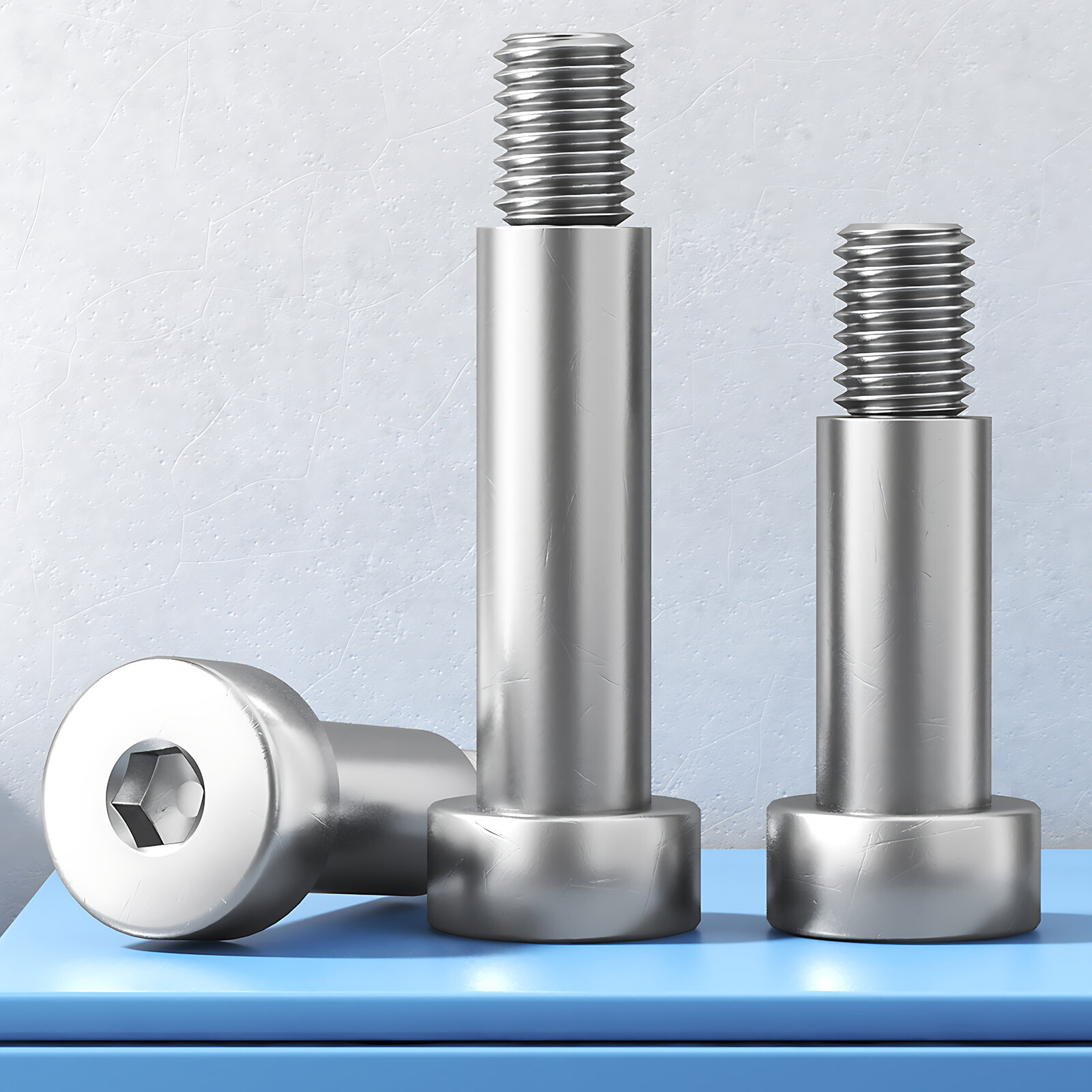 M2 M2.5 M3 M4 M5 M6 M8 Shoulder Bolt Screws A2 Stainless Steel Allen Socket Head