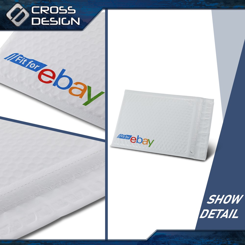 100 /200 /300 /400 Padded Bubble Mailer Envelope With Color Logo 6.5” x 9.25”