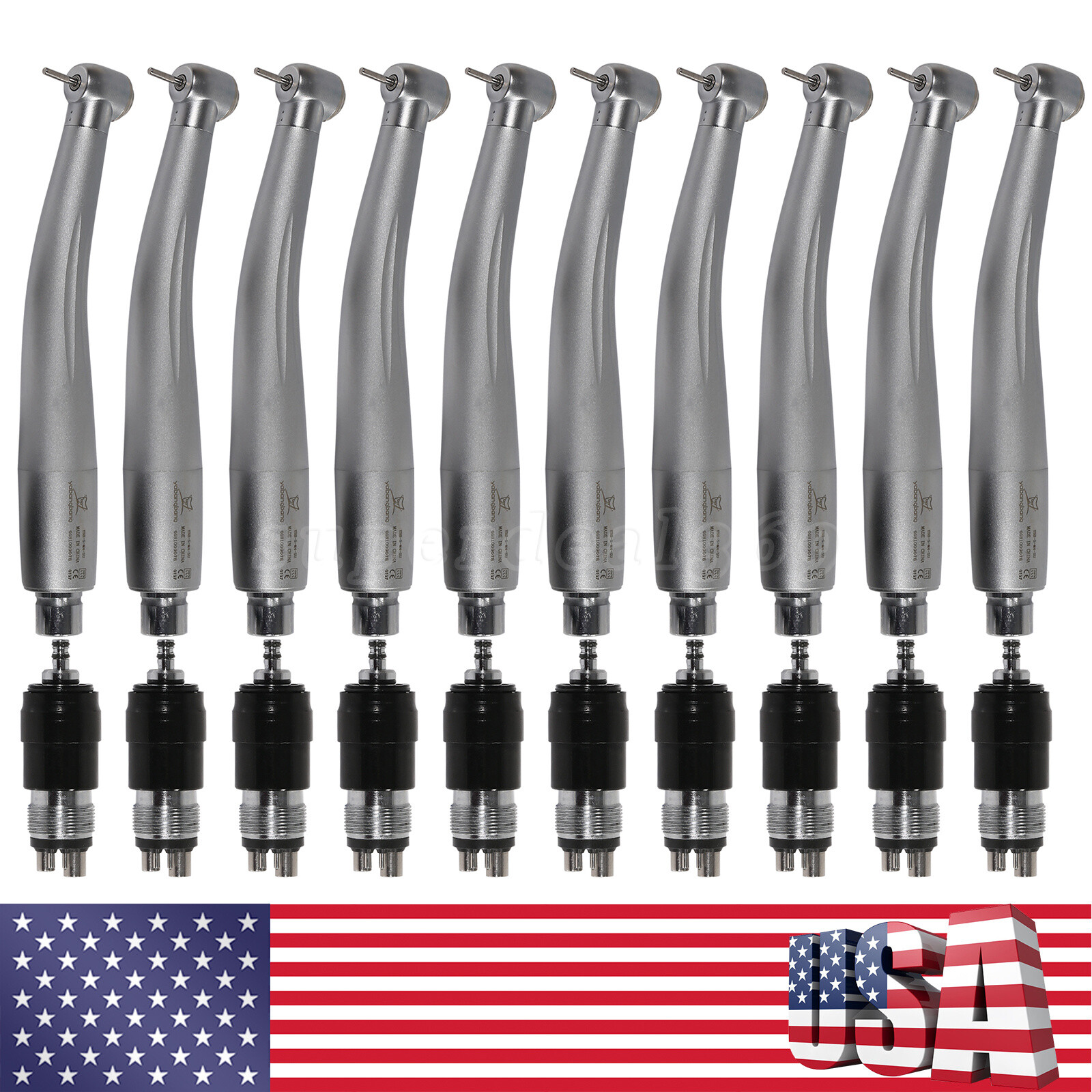 10pcs/1pc NSK Style Dental High Speed Turbine Handpiece with 4 Hole Coupling