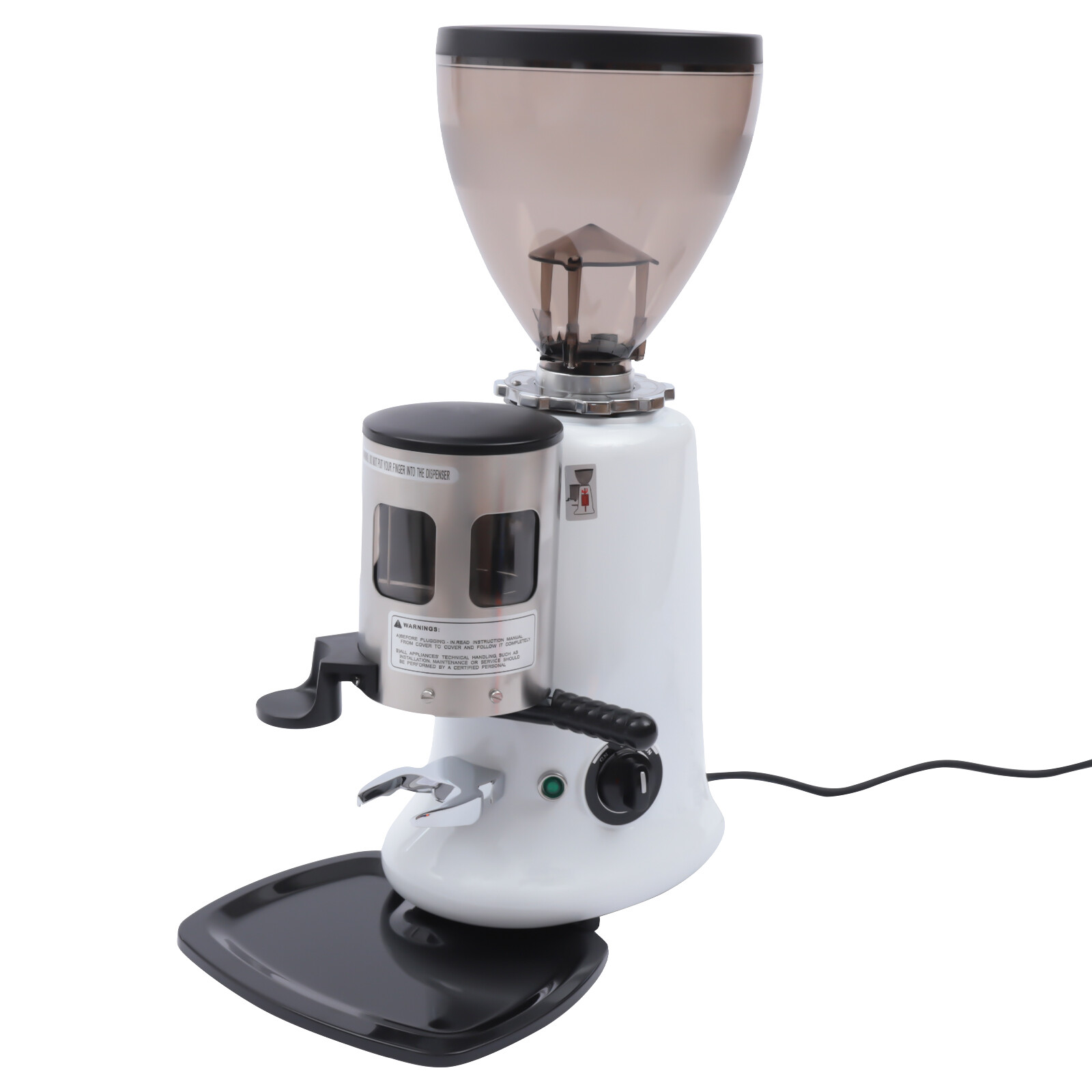 Commercial Coffee Grinder 1.2kg Hopper Capacity Espresso Bean Milling Machine US