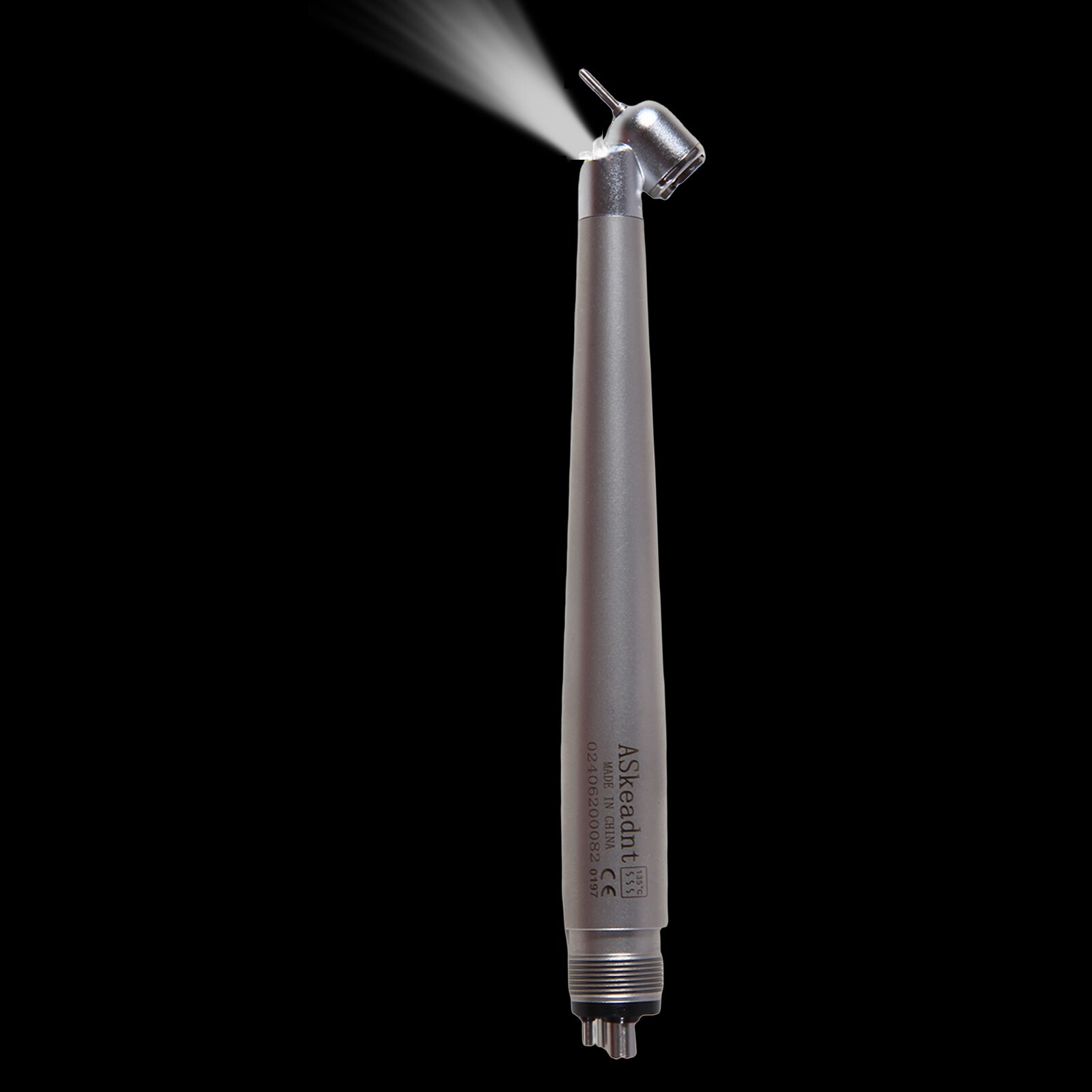 NSK Style Dental LED 45° Degree Surgical High Speed Handpiece Push Button 4 Hole