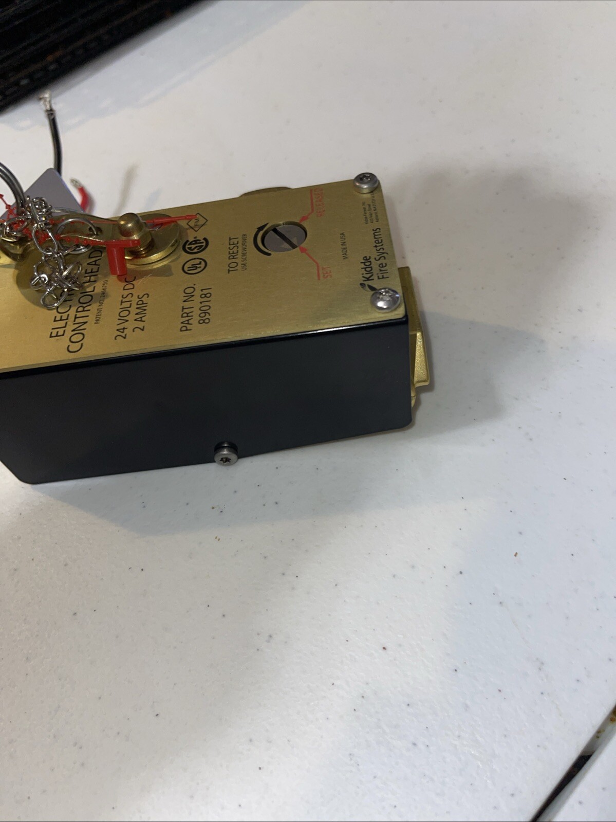 Kidde WK-890181-200 Electric Control Head, 24V, New Never Use, With Out Box ?