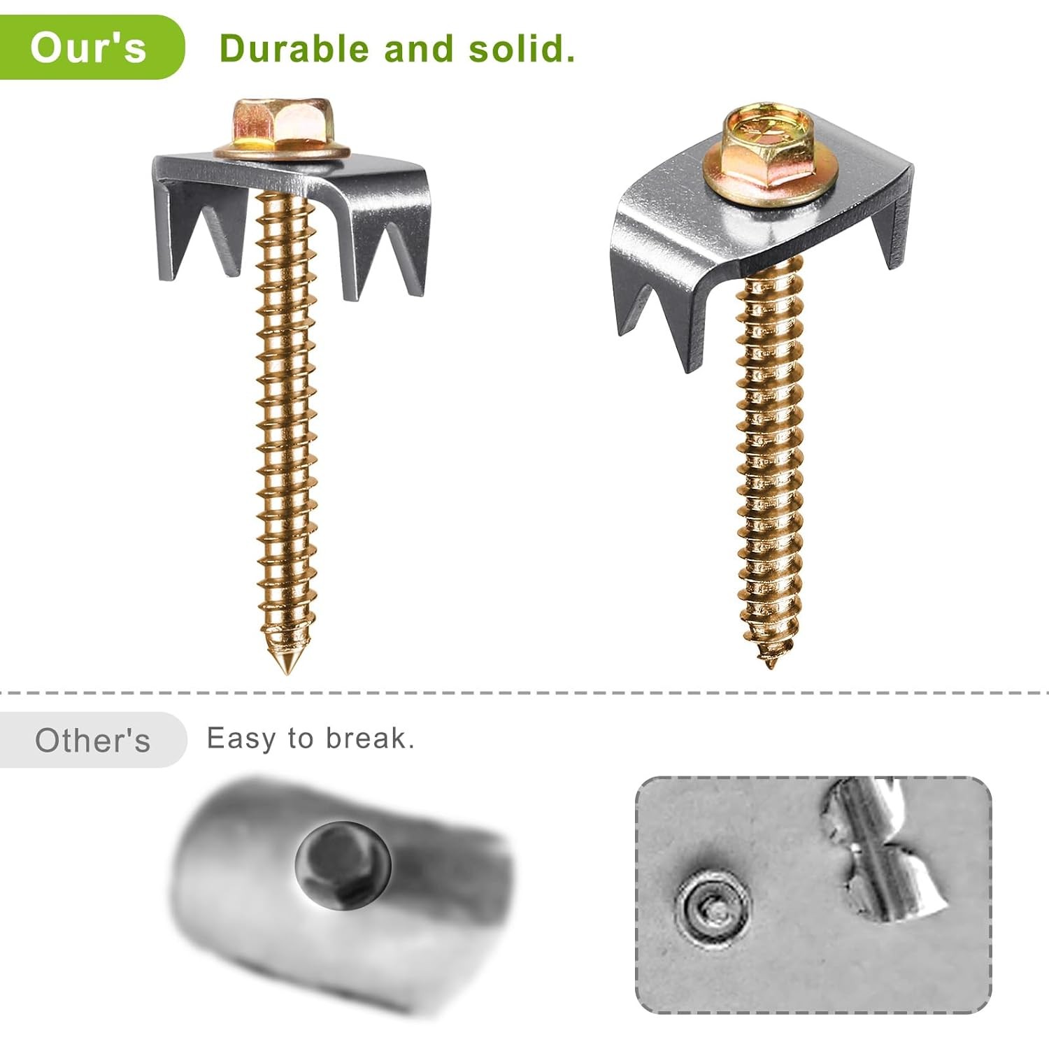 50/100/200 Pcs Reusable Barbed Fence Staples, Wire Fence Fasteners for Softwoods