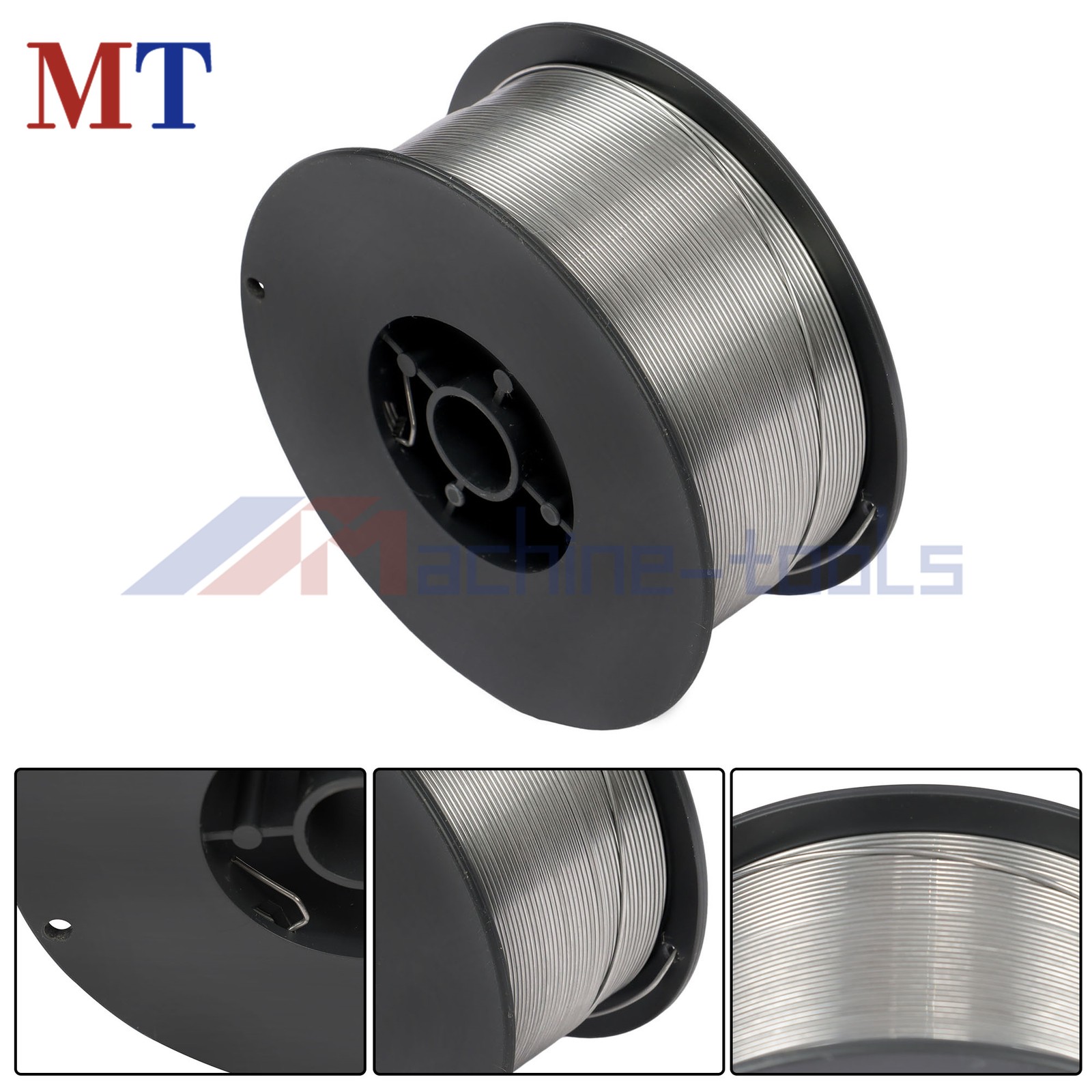 3 Pack E71T-GS .035 Inch 2 Pounds Gasless Mild Carbon Steel Welding Wire
