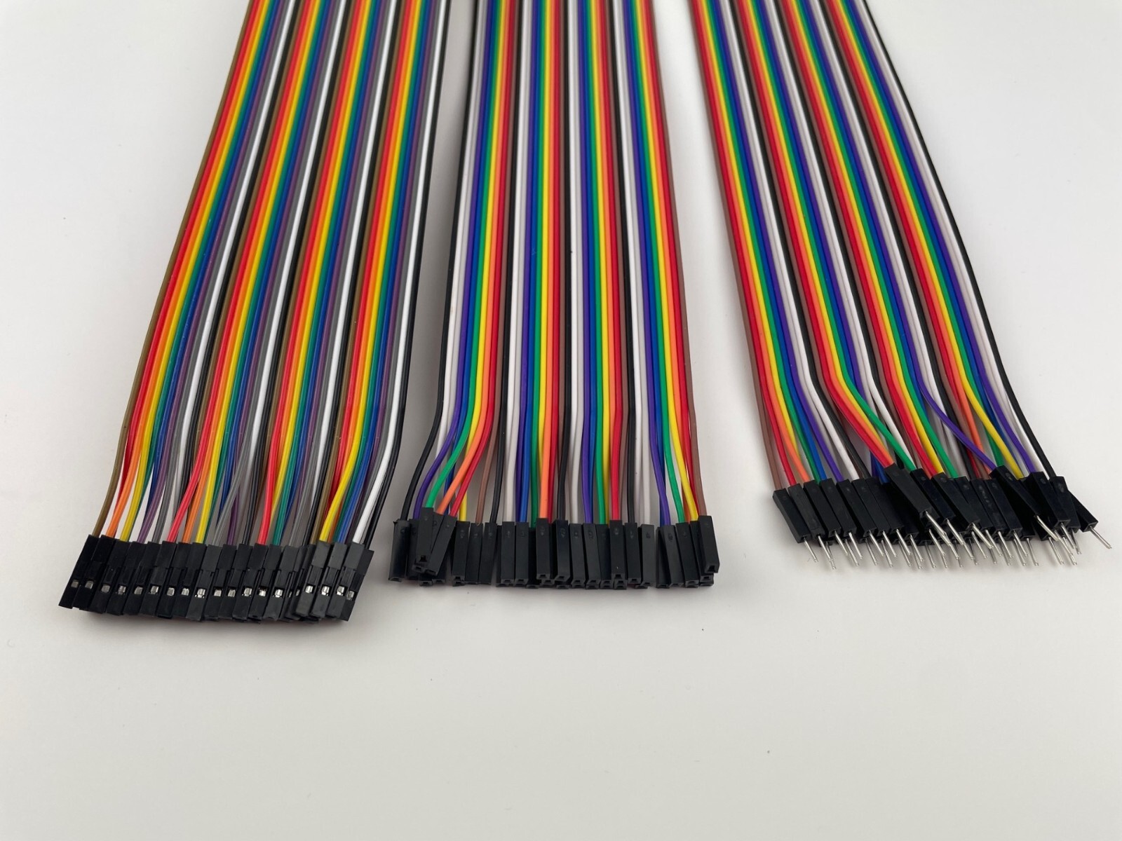 3*40Pcs Dupont Wire Jumper Cable 10/20/30cm, FF, MM, MF, for Arduino Breadboard