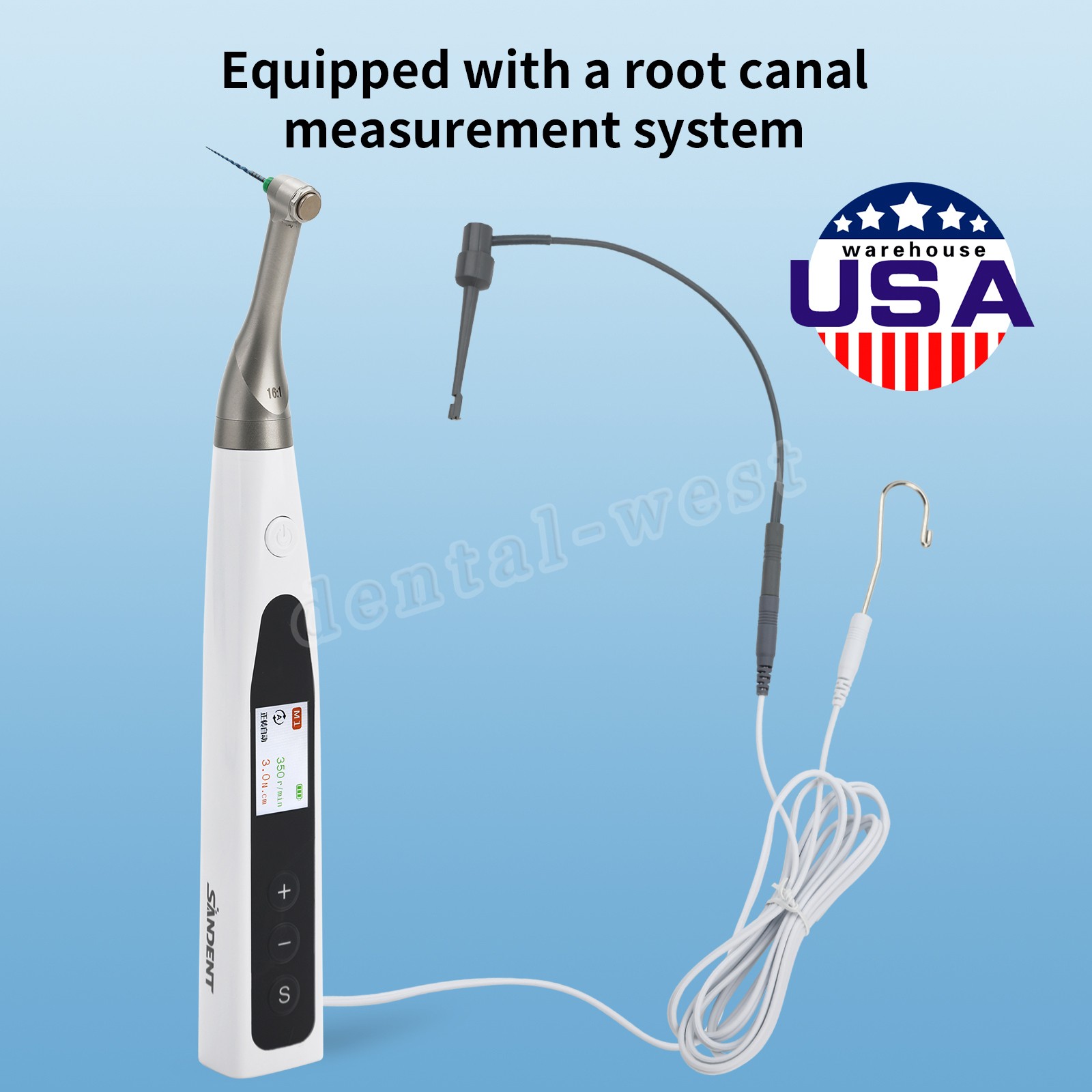 Woodpecker Style Cordless Endo Motor W/Apex Locator, Rotary & Reciprocating