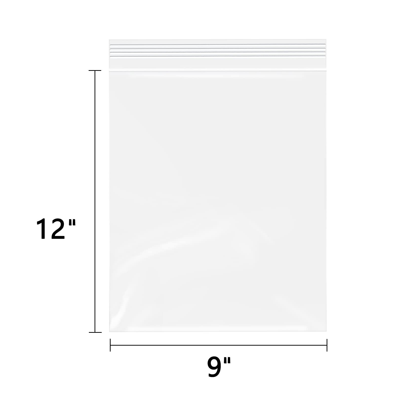 – 9″ x 12″(1000 Count) Clear Plastic Reclosable Zip Bags 2 Mil for A4, Letter…