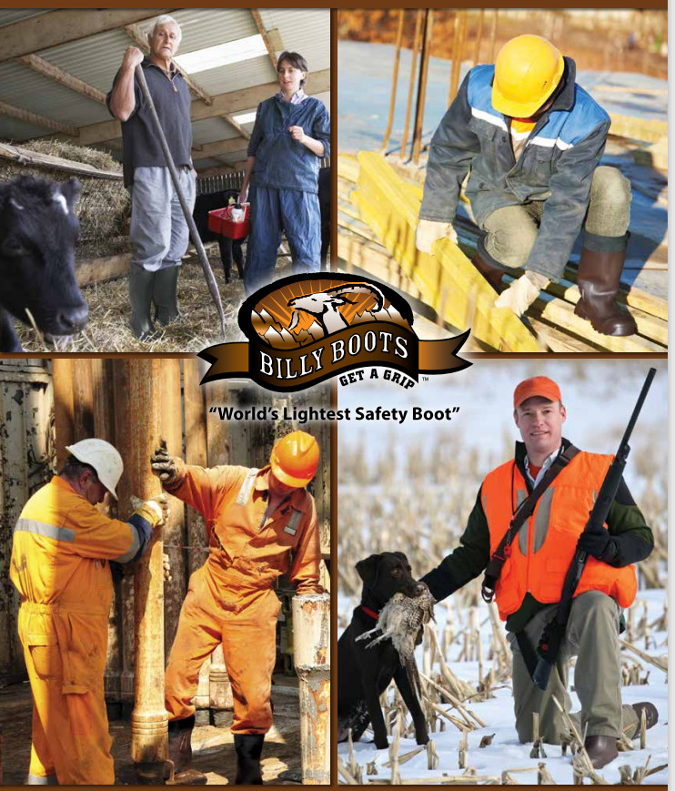 BROWN WATERPROOF PROTECTIVE RAIN WORK BOOTS Hunting Fishing Farming Garden Mud