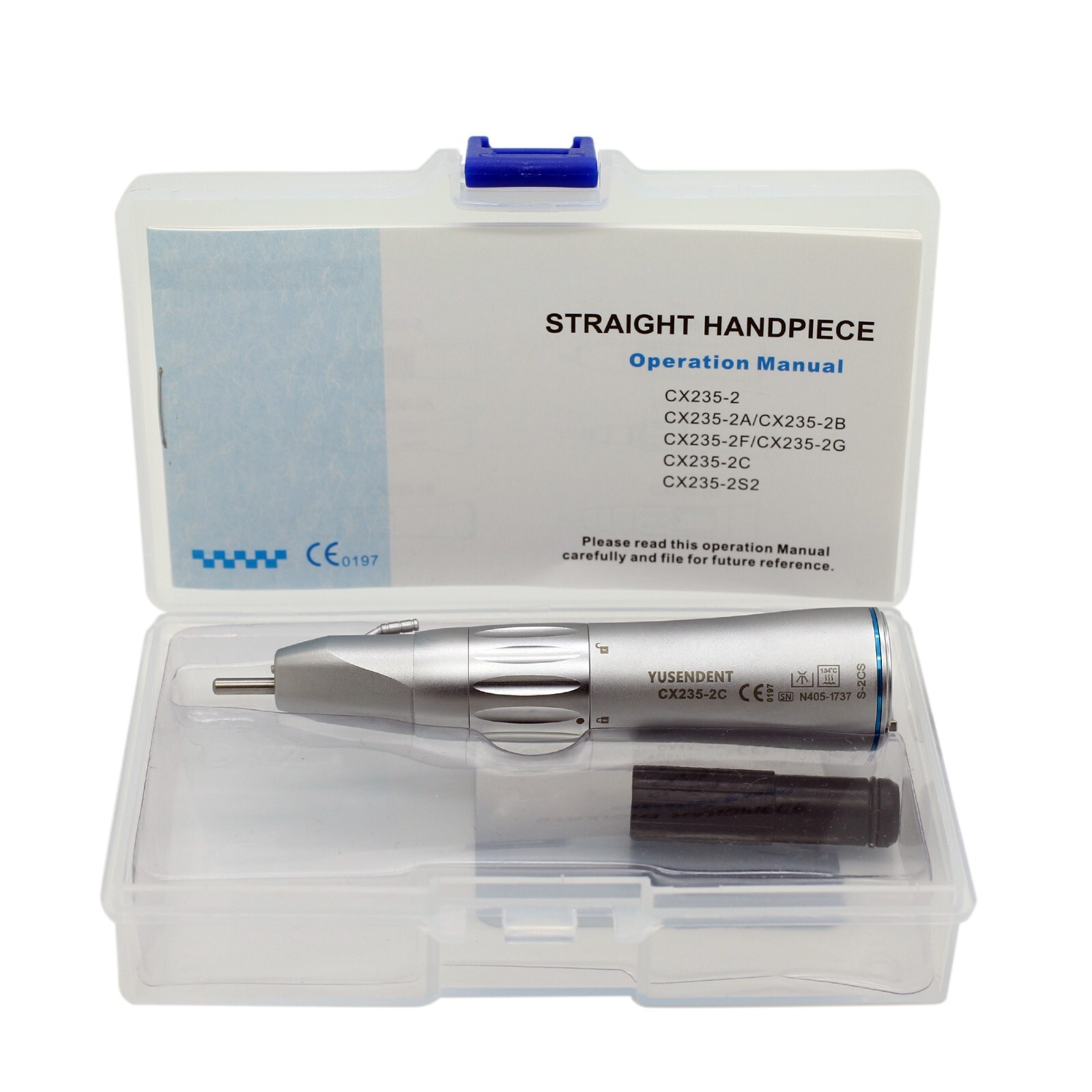 COXO Dental Straight Surgical Nose Cone Handpiece Fiber Optic External Water 2CS