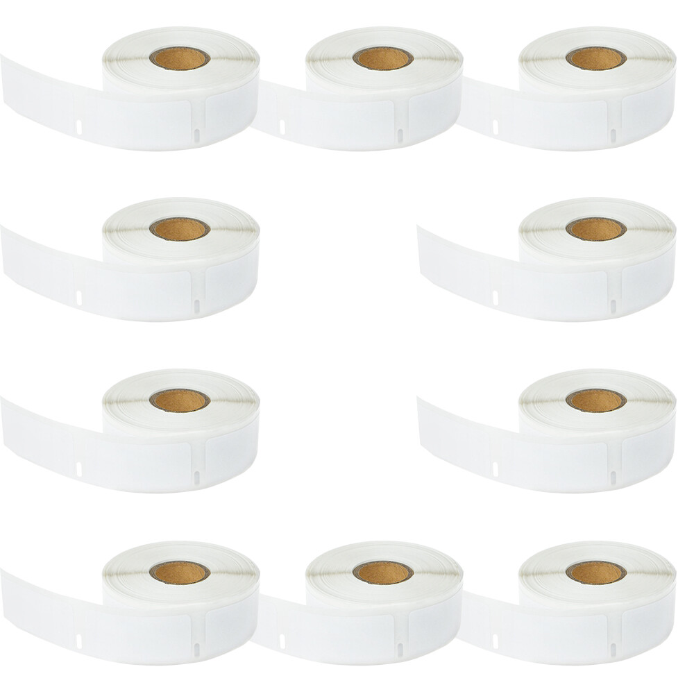 10Rolls 500 Labels Per Roll 1″ x 2-1/8″ for DYMO 30336 LabelWriter 300 25mmx54mm