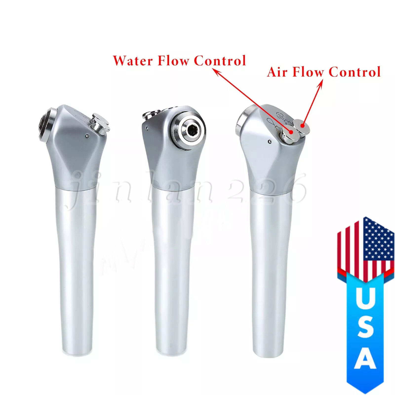 Dental 3Way Aire Agua Spray Triple Jeringa Pieza de Mano Boquillas Tubos Consejo