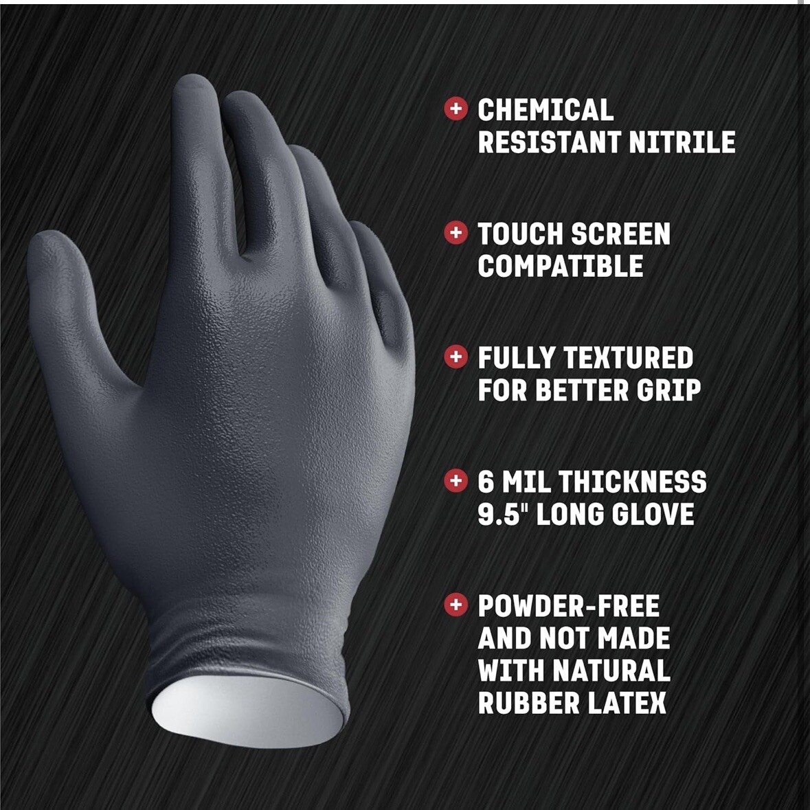 VENOM STEEL Nitrile Gloves Rip Resistant One Size Fits Most 100 CT ??USA Ship