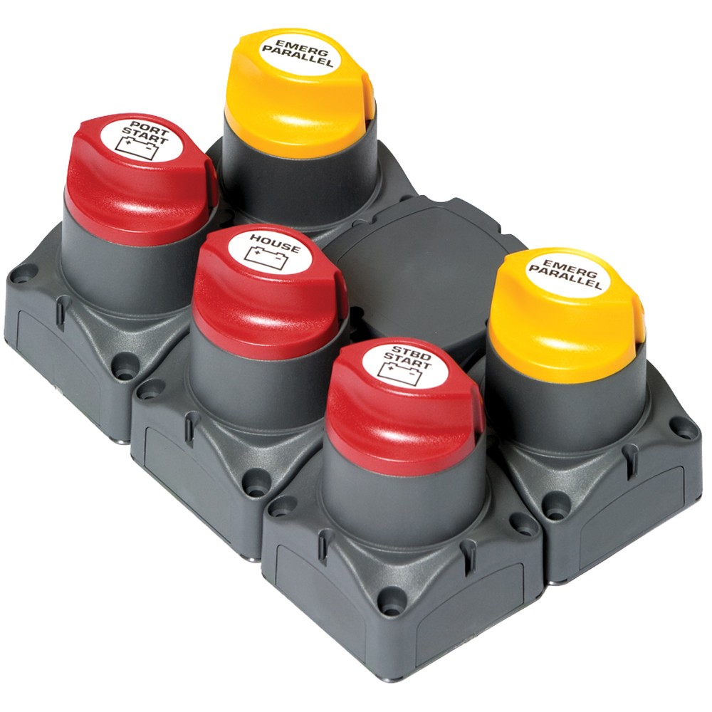BEP Marine BEP Battery Distribution Cluster f/Twin Outboard Engines w/Three