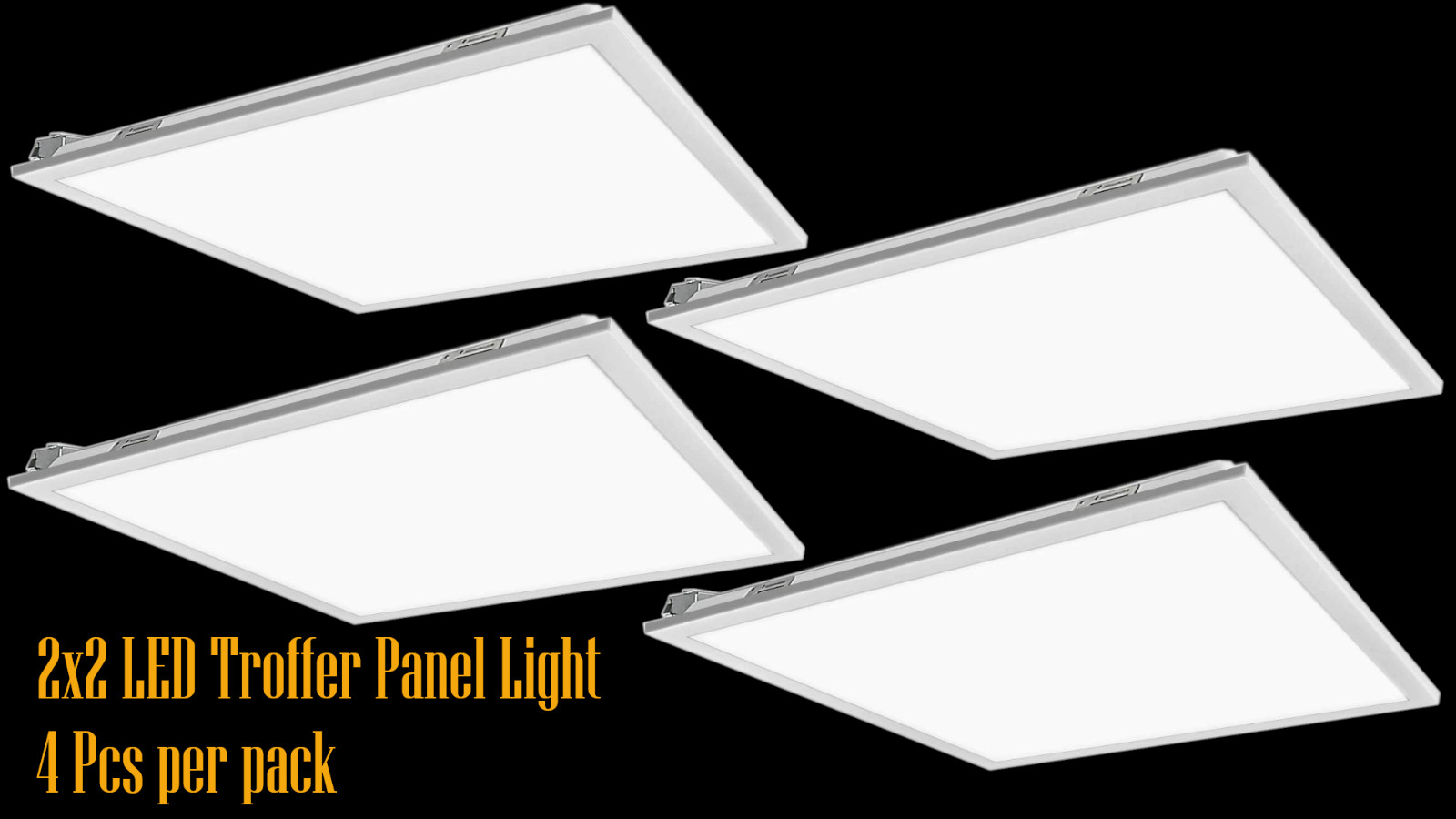 2×2 LED Flat Panel Light Selectable Color Temperature 3500K/4000K/5000K 40W Dim