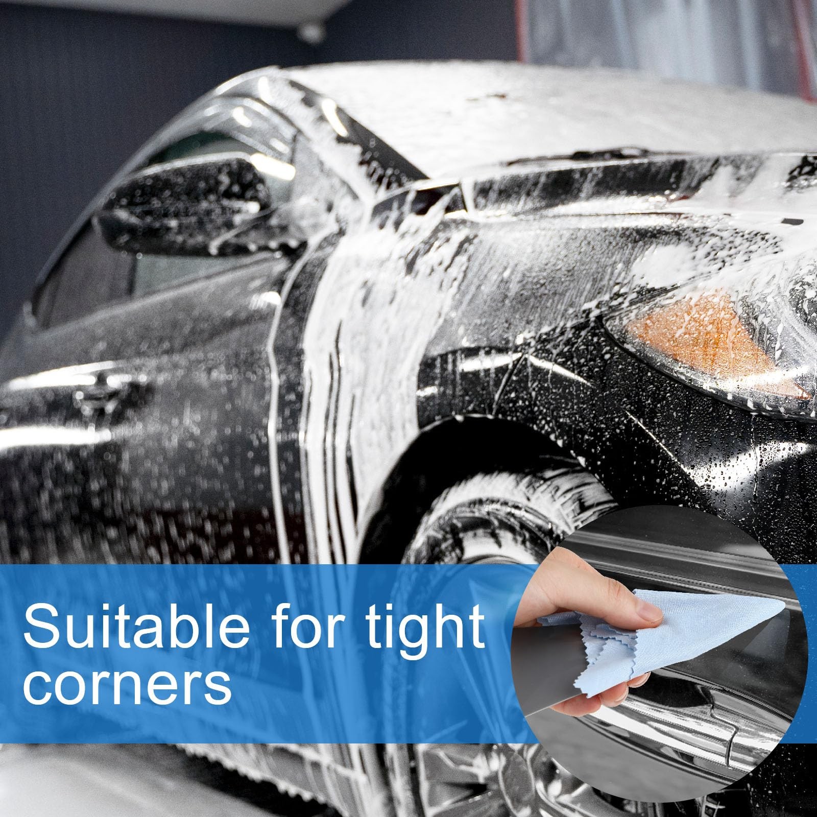 5Piece Tint Squeegee Card Scraper Vinyl Wrap Tool ABS Plastic for Car Window Ti