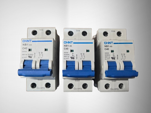 [LOT OF 3] Chint NB1-63 C40 Circuit Breaker FAST FREE SHIPPING a