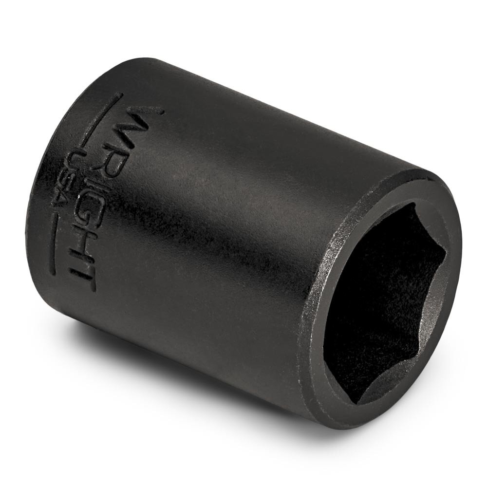Wright Tool 38-10MM 3/8″ Drive Standard Impact Socket 6 Point Metric 10 mm