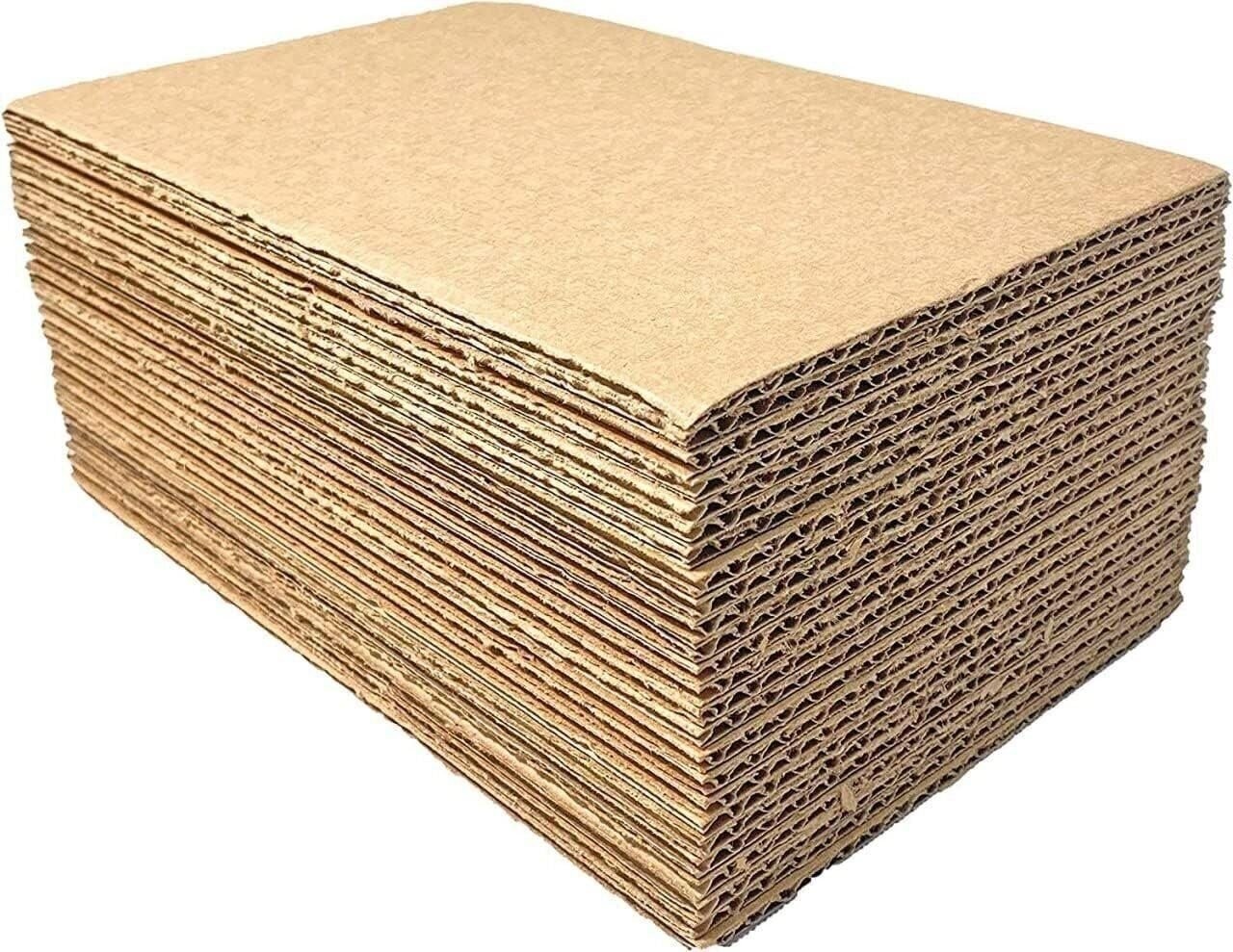 200 7.5×7.5 Cardboard Corrugated Pads Inserts 45 RPM Filler Sheet 7.5 x 7.5