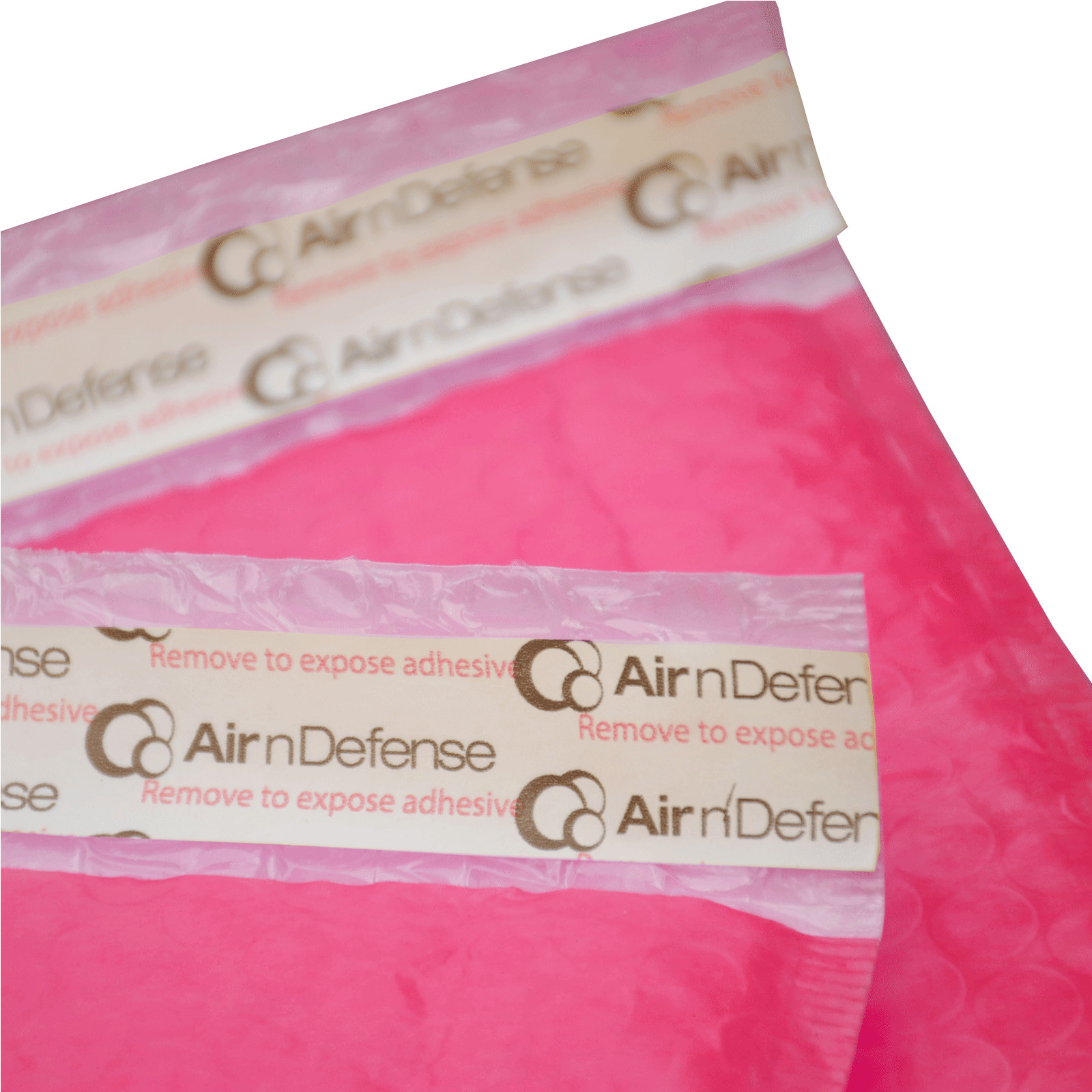 AirnDefense Any Size Pink Poly Bubble Mailers Plastic Shipping Padded Envelopes