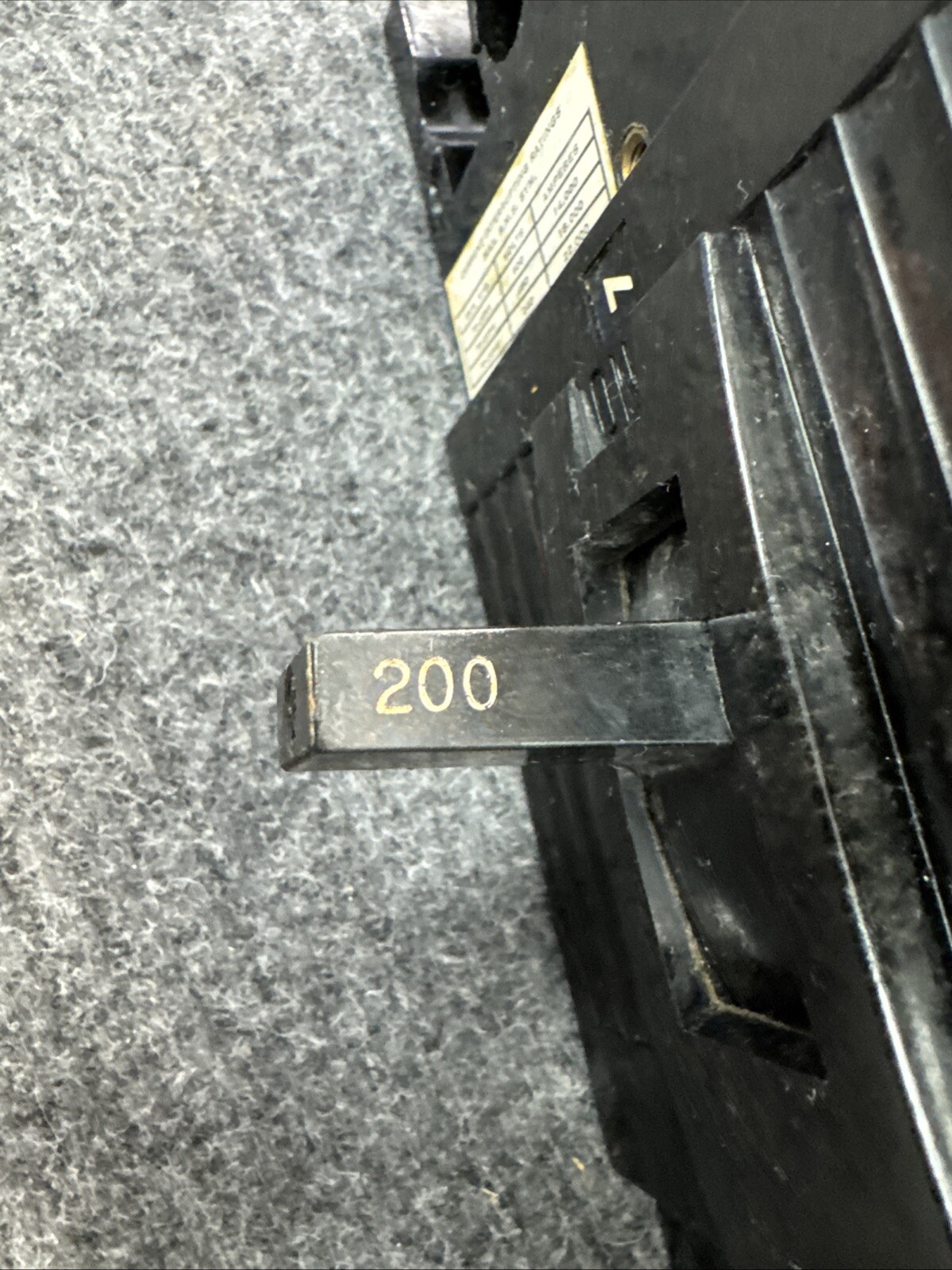 GE General Electric TFJ236200 3 Pole 200 Amp 600V 200a w/Lugs TFJ 900-2000 Trip