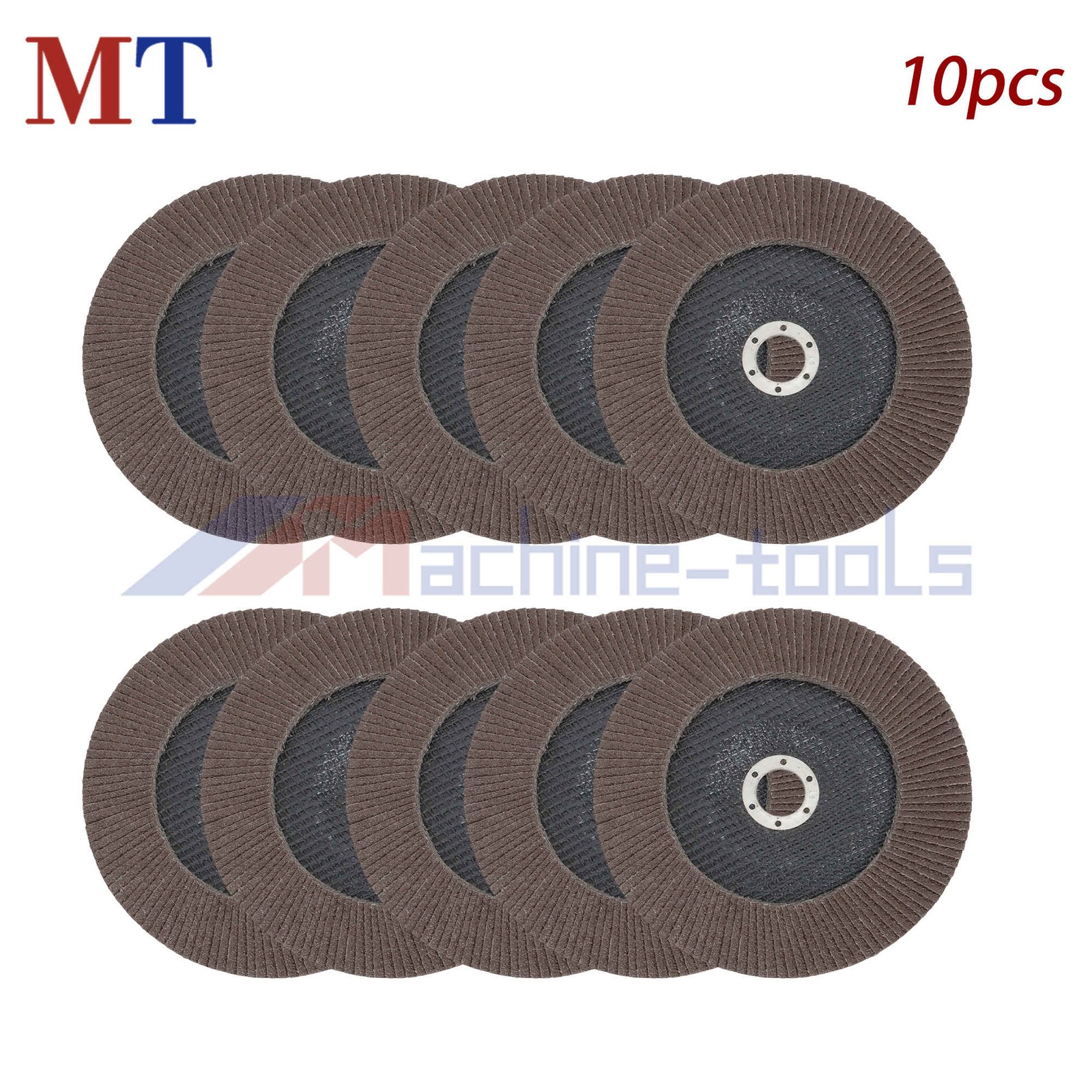 10 Pcs 7″ x 7/8-Inch T29 Flap Discs 40 Grit Flapper Wheel for Angle Grinder