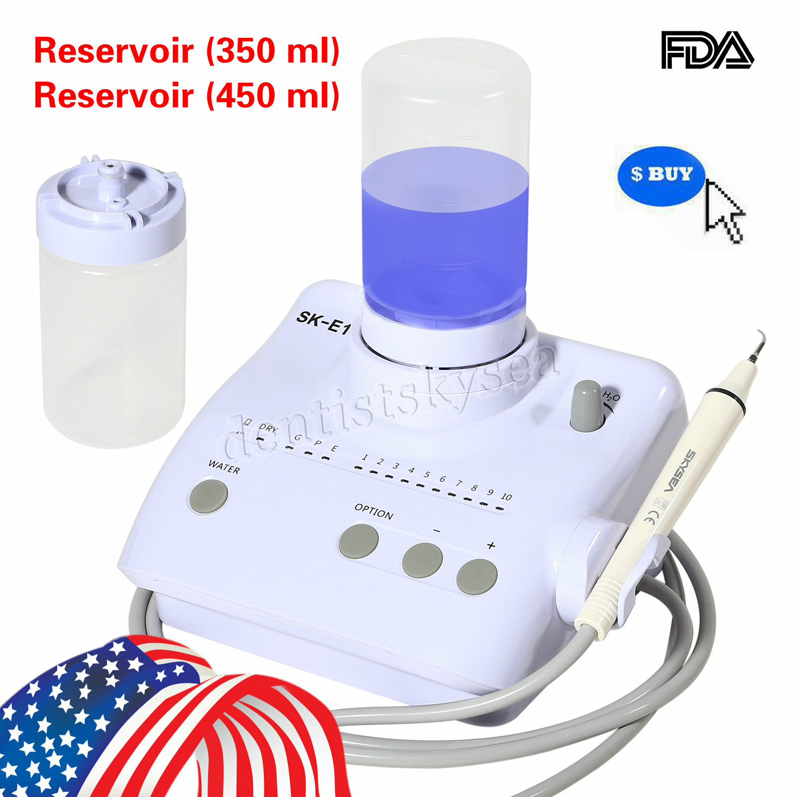 Ultrasonic Piezo Scaler Handpiece Bottles Fit EMS Cavitron Woodpecker Dental