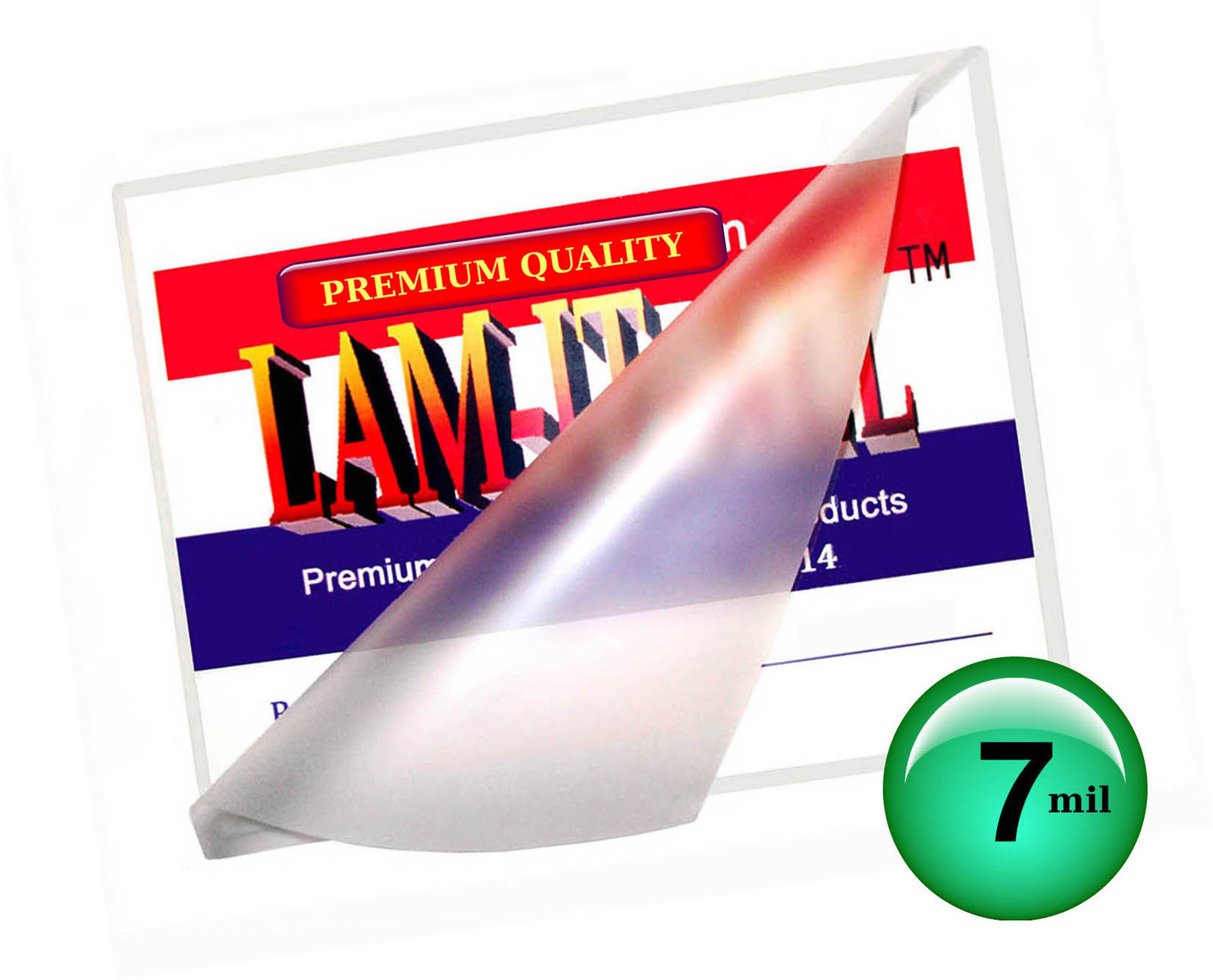 500/pack LAM-IT-ALL 7 Mil Hot Laminating Pouches 2.75 x 3.75 Wallet Photos or?