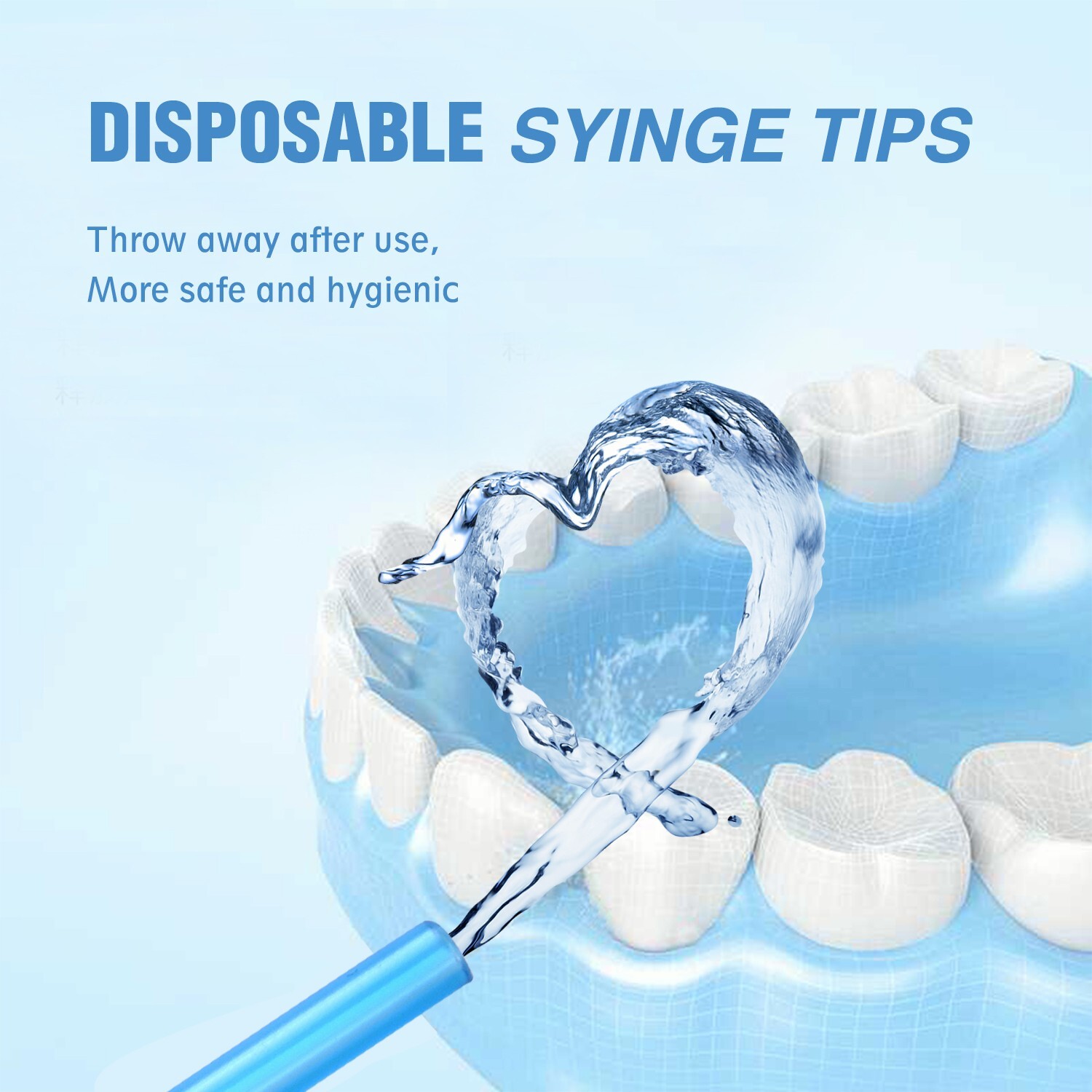 1000(4 Bags) Dental 3-Way Air Water Syringe Disposable Spray Tips Triple Nozzles
