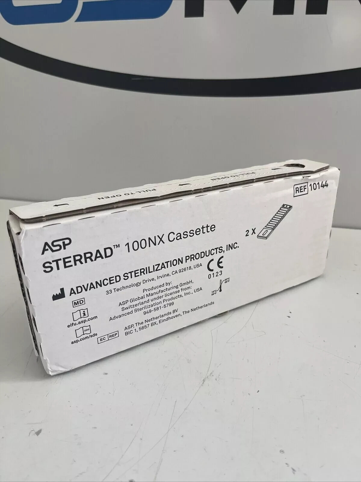 New Box of 2 – ASP Sterrad 100NX Cassette 10144 (X) FOR EDUCATIONAL USE ONLY