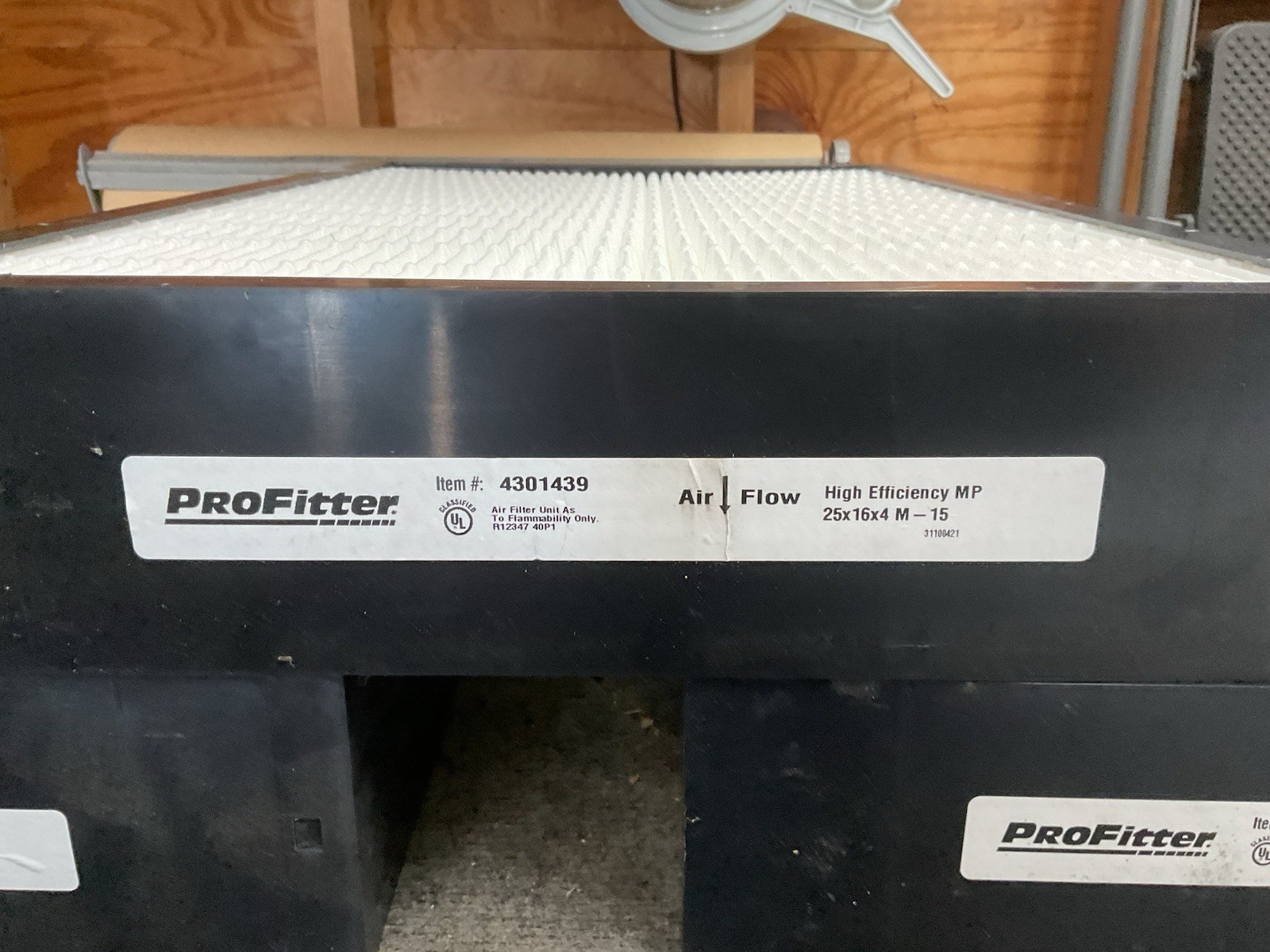 Pro Fitter 16x25x4 MERV 15 Mini Pleat HVAC Filters 4301439 High Efficie Lot of 3