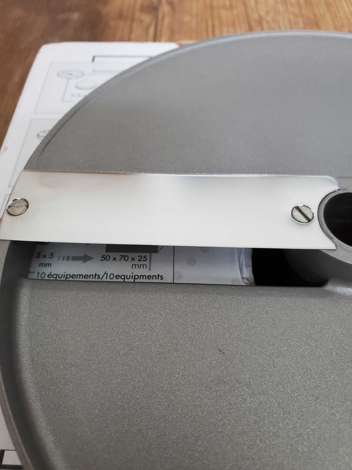 Genuine Robot Coupe Dicing Slicer Disc 10mm x 10mm (3/8” x 3/8”) – 28130W