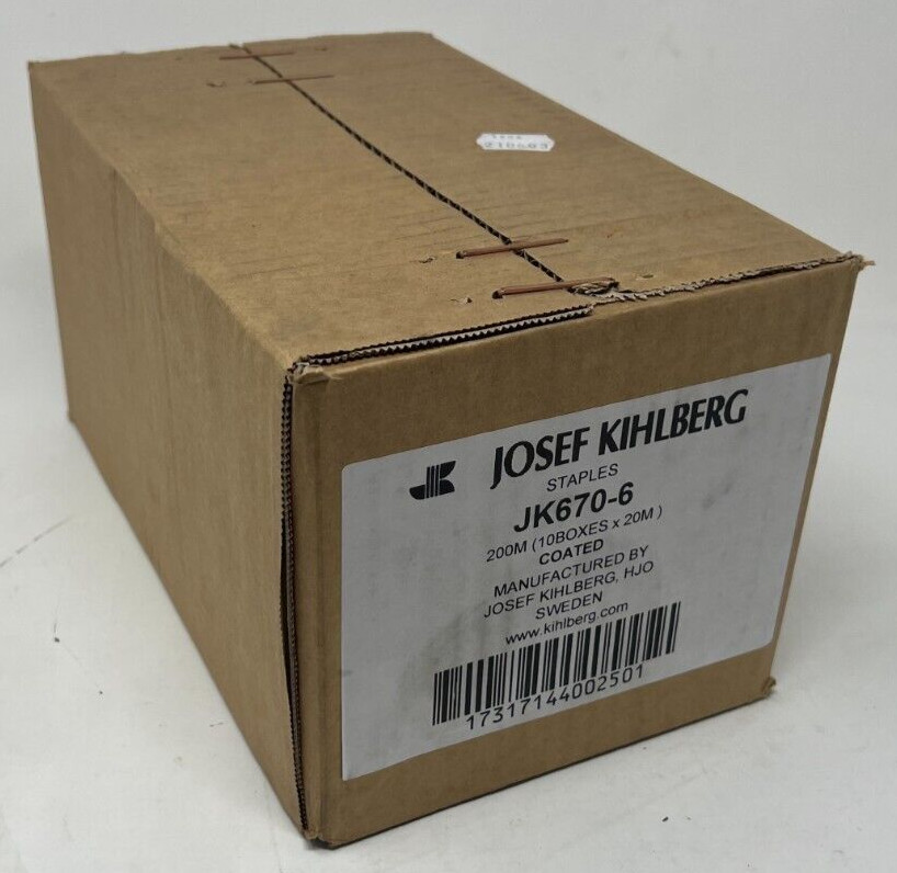JOSEF KIHLBERG JK670-06 1/4″ Light Wire Staple, Galv., 1 Case of 10 Boxes