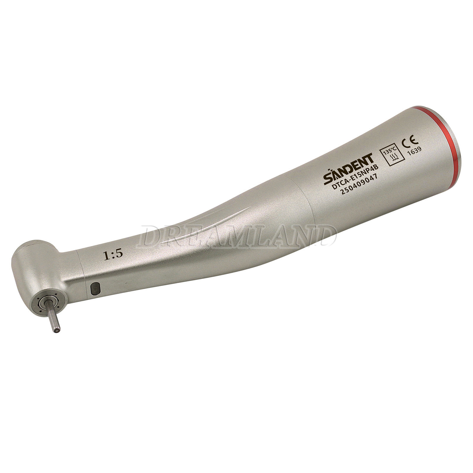 Dental 1:5 LED Low Speed Handpiece Fiber Optic Internal 4 Spray E-Type DTA
