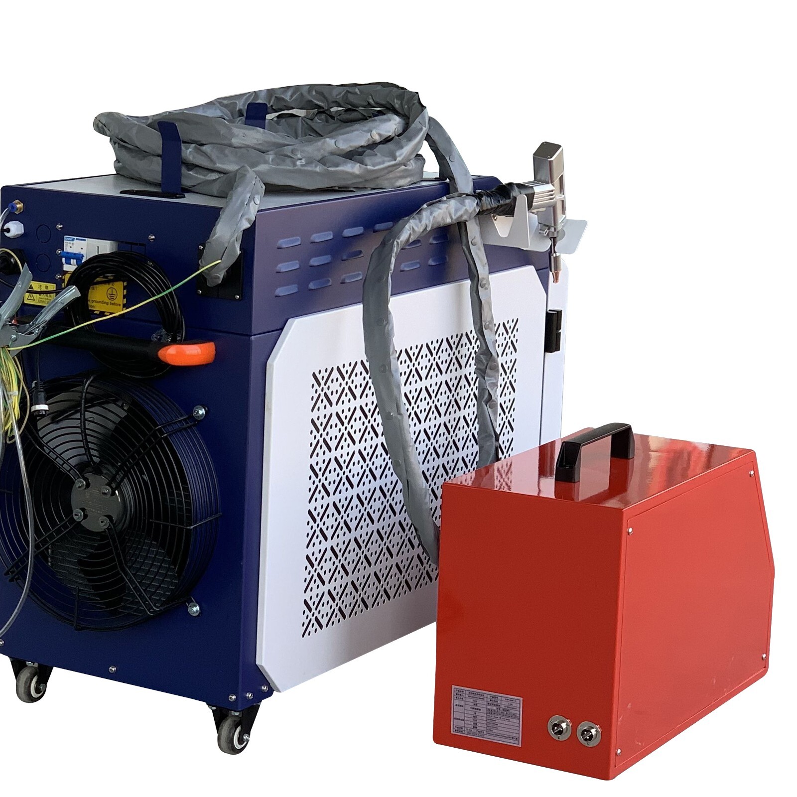 ?Raycus 3000W Handheld Fiber Laser Welder Cutting Cleaning Machine 4 IN1 Double