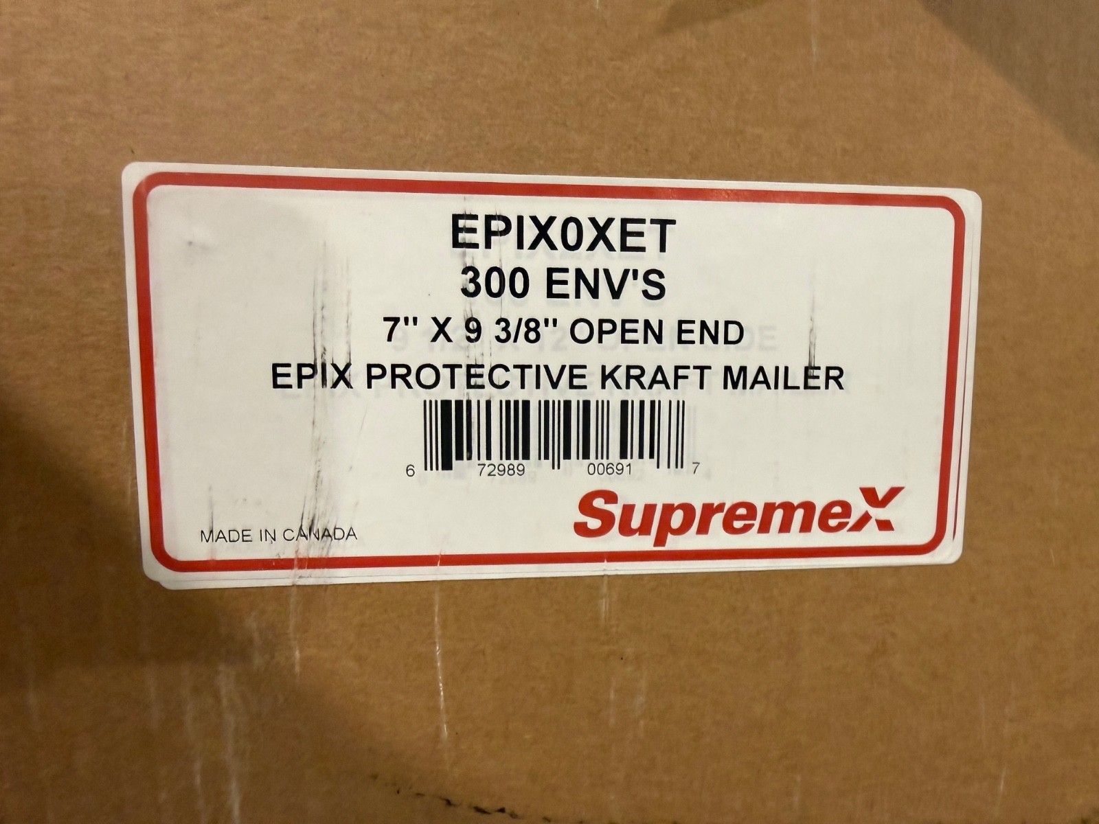 EPIX Protective Kraft Mailers – 7″ x 9-3/8″ – Packs of 300