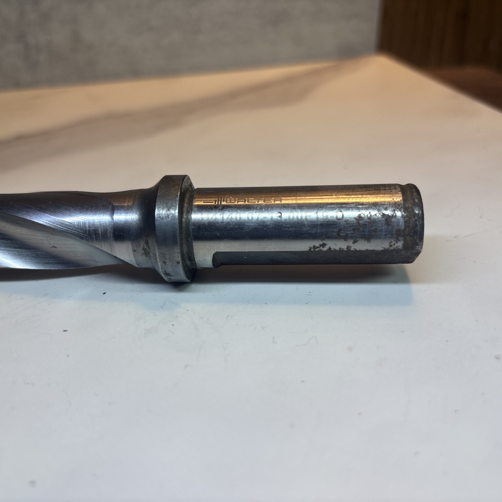 Walter Spade Drill, D4140.07-19.00F19-D, 3/4” Shank , 6” Max Depth.