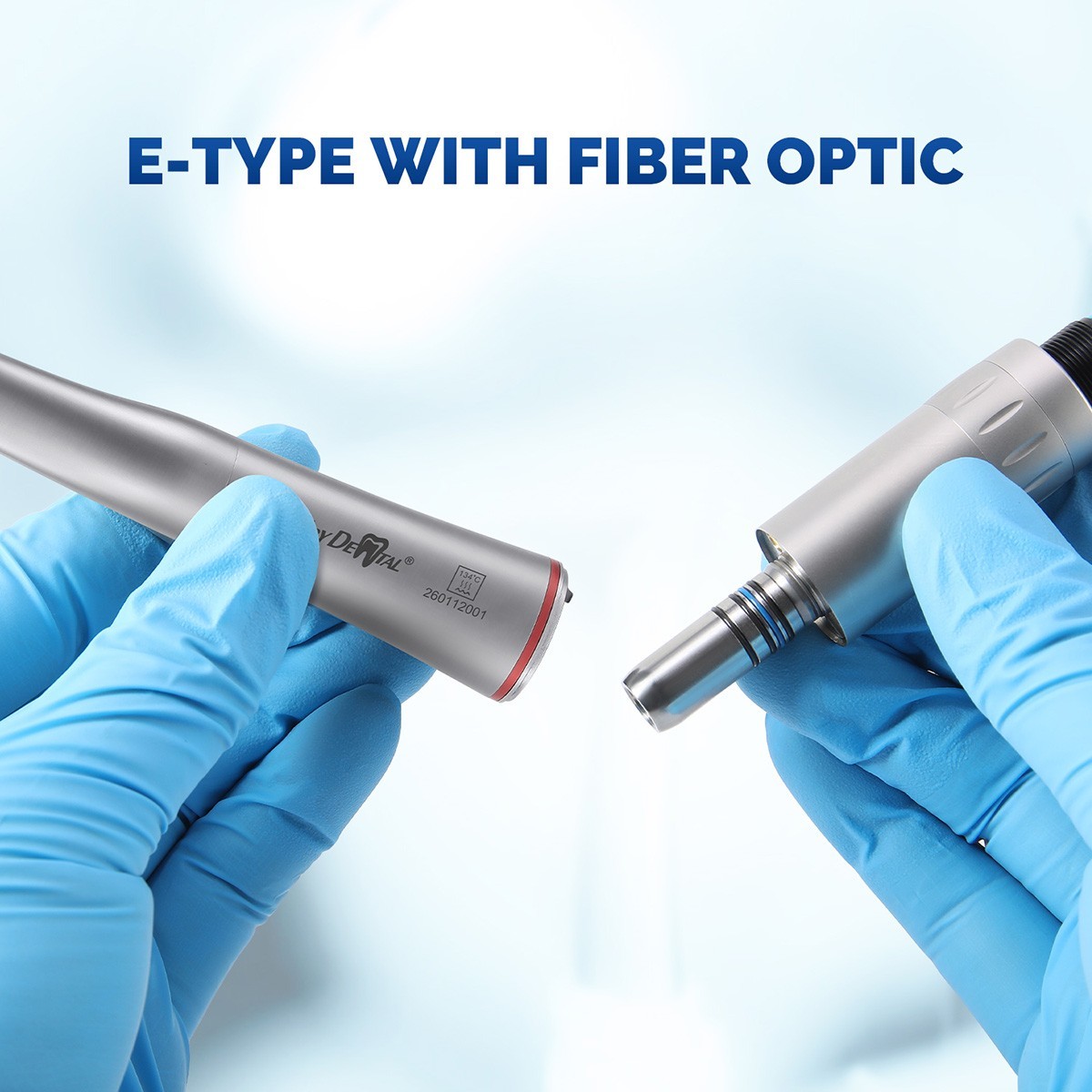 Dental 45 Degree 1:4.2 Increasing Electric Contra Angle Fiber Optic Handpiece