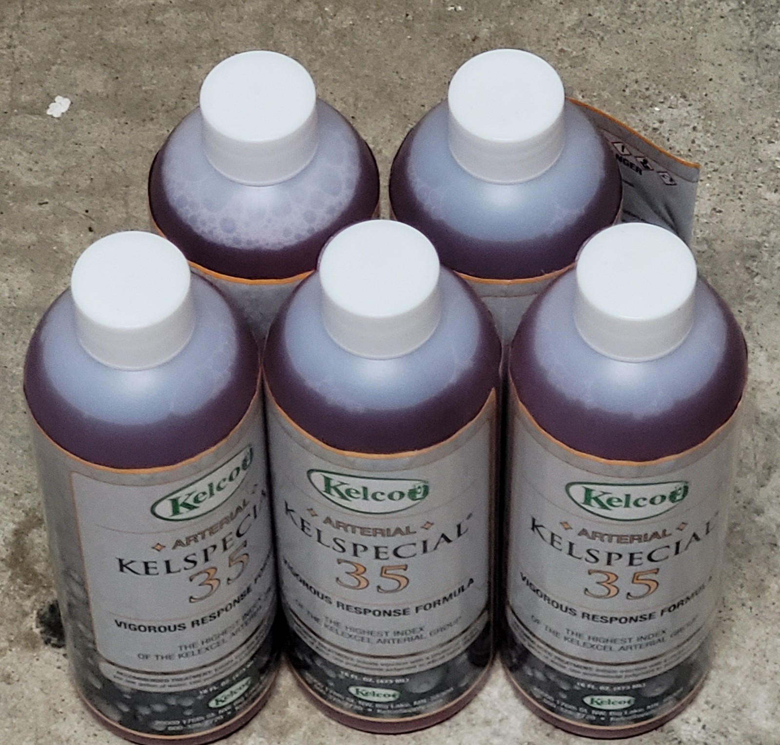 x5 Kelco Arterial Kelspecial 35 Vigorous Response Fluid Formula 16oz/473ml