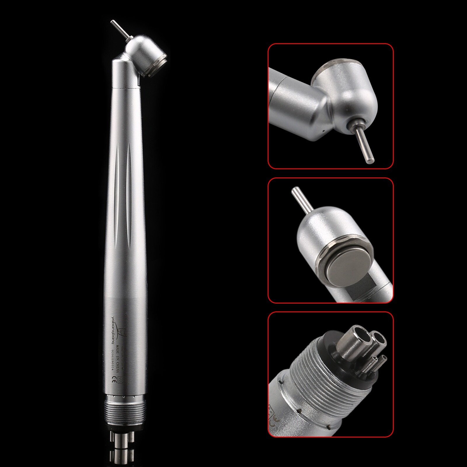 Dental surgical 45 Degree 45° Angle head high speed handpiece push button WCA4
