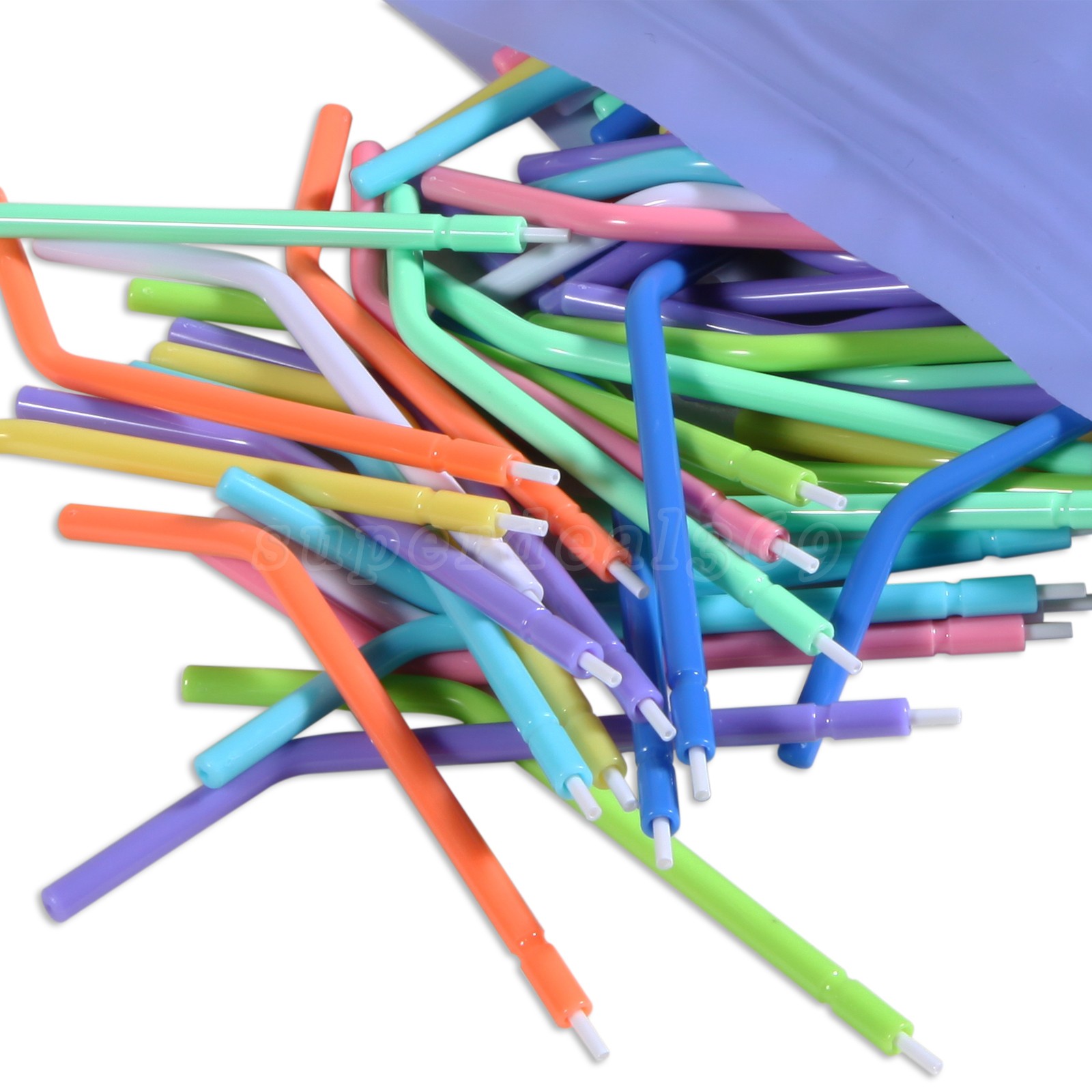 100PCS New Dental Polishing Polisher Prophy Cup Brush Nylon Latch Flat Type NO.1
